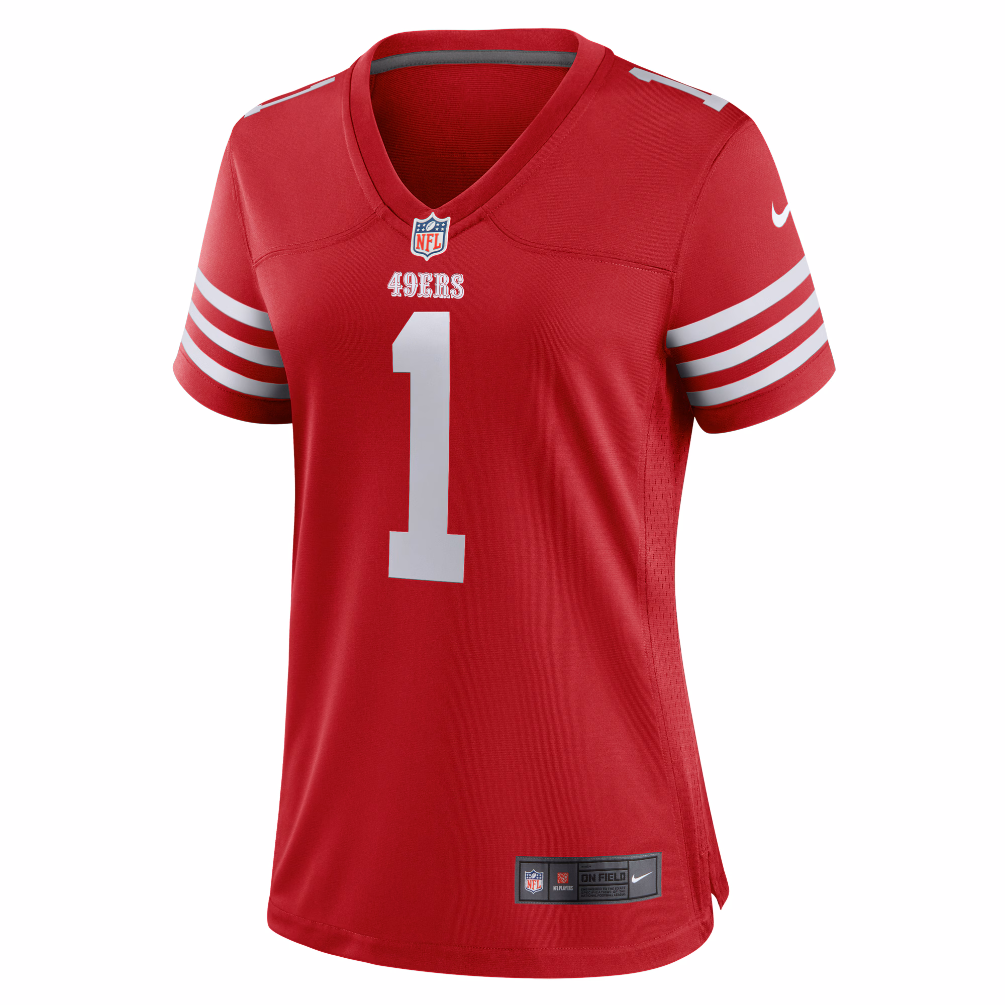 Number 1 Mom San Francisco 49ers Nike Women's Game Jersey - Scarlet