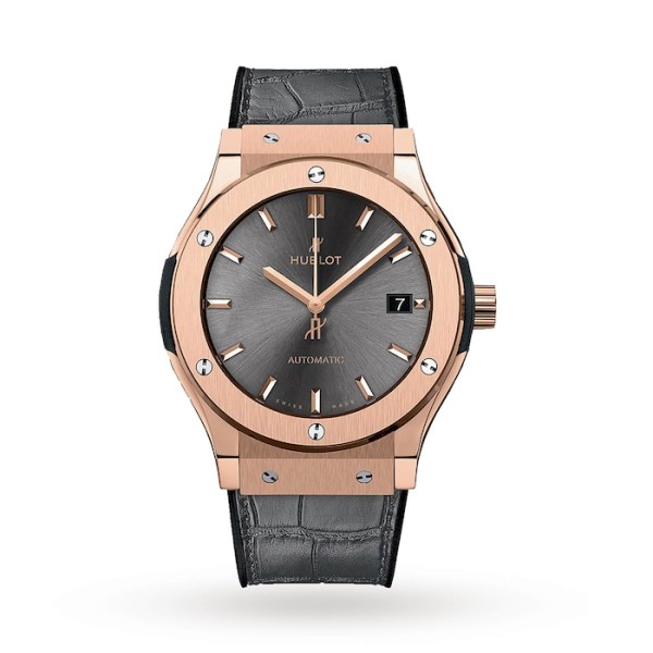 Classic Fusion Men Automatic Grey Alligator Watch 542.OX.7081.LR