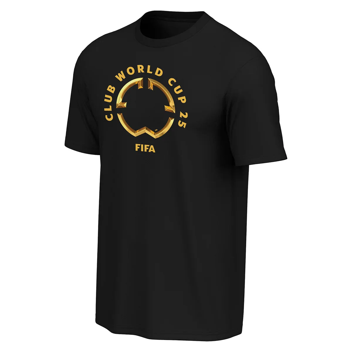 FIFA Club World Cup 2025™ Gold Emblem Black T-Shirt - Unisex