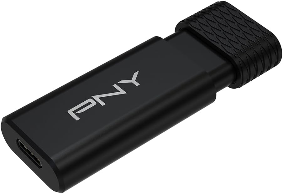 PNY PRO Elite V3™ Type-C 1TB USB 3.2 Gen 2 Flash Drive – Up to 1000MB/s Read, Up to 800MB/s Write, Extreme Performance for Professional Data Storage and Transfers, Premium Metal Design, USB-C