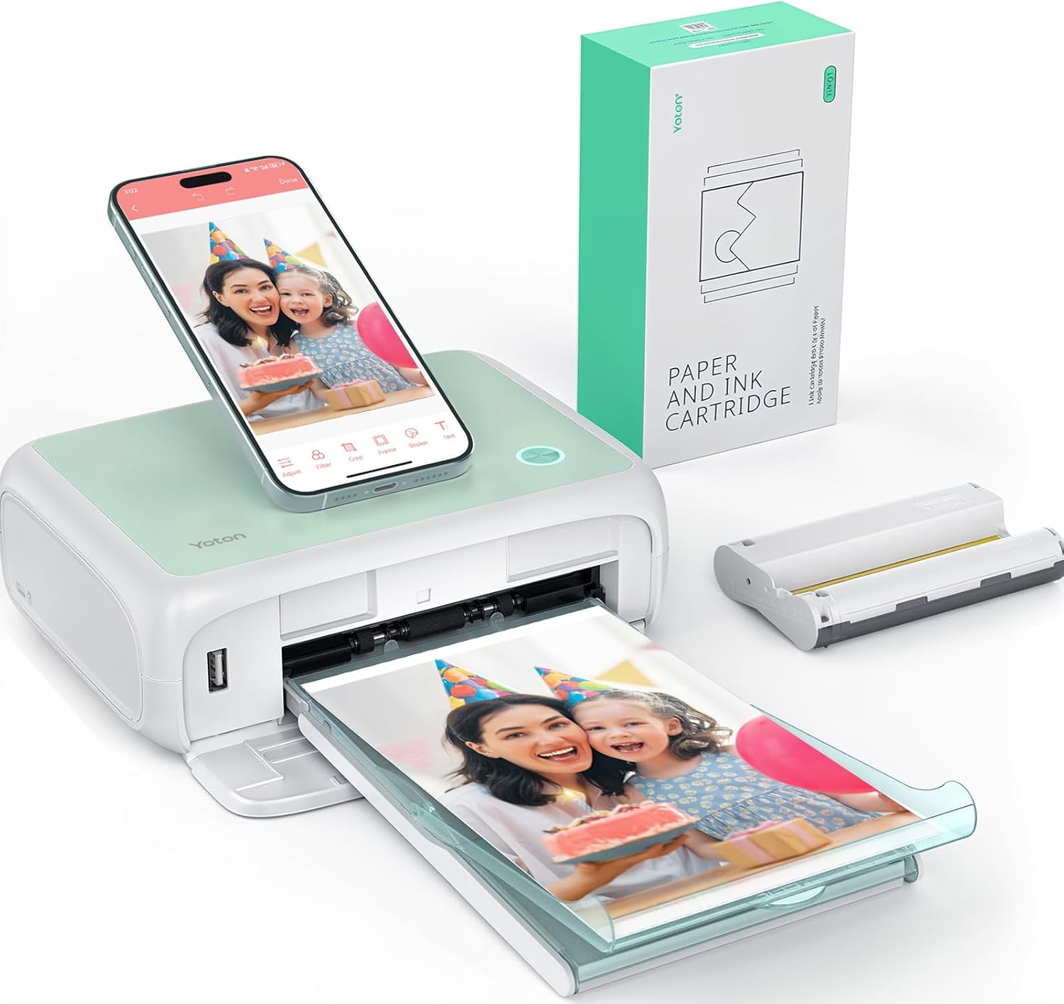 YOTON Photo Printer, Picture Printer with 54 Sheets (4