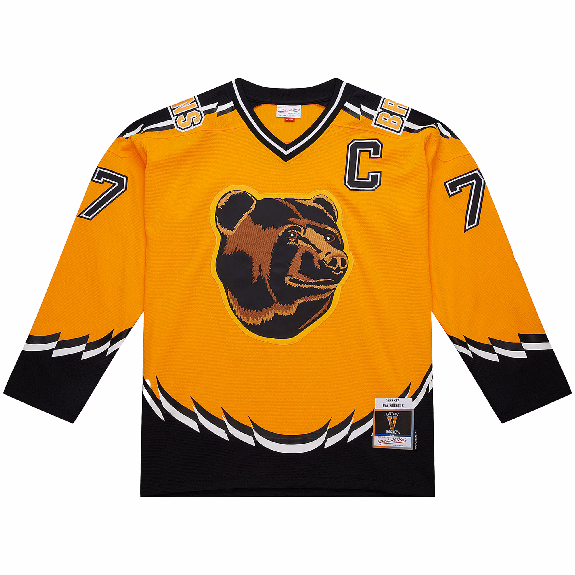 Ray Bourque Boston Bruins Mitchell & Ness Big & Tall 1996-97 Blue Line 2.0 Jersey - Gold