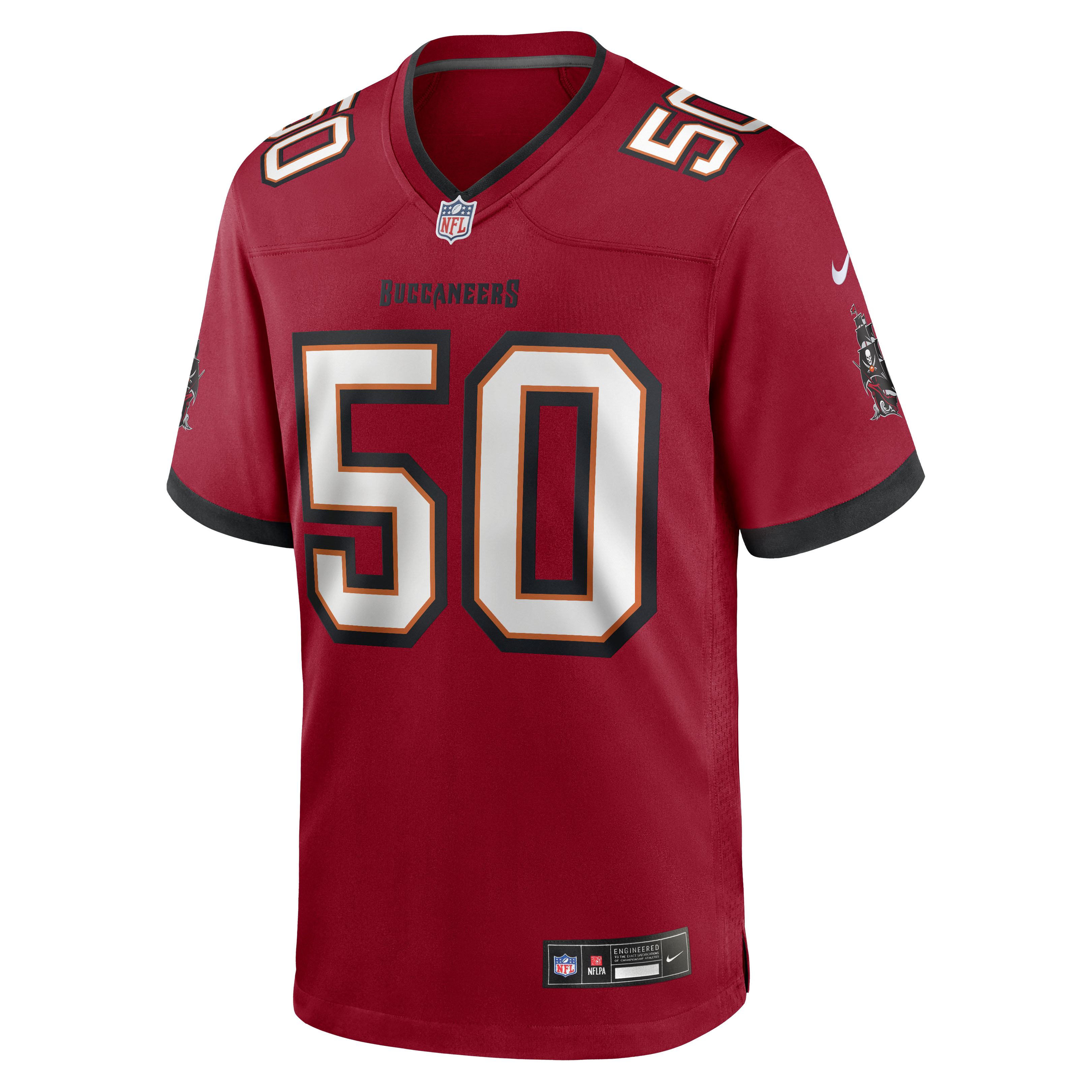 Vita Vea Tampa Bay Buccaneers Nike  Game Jersey -  Red