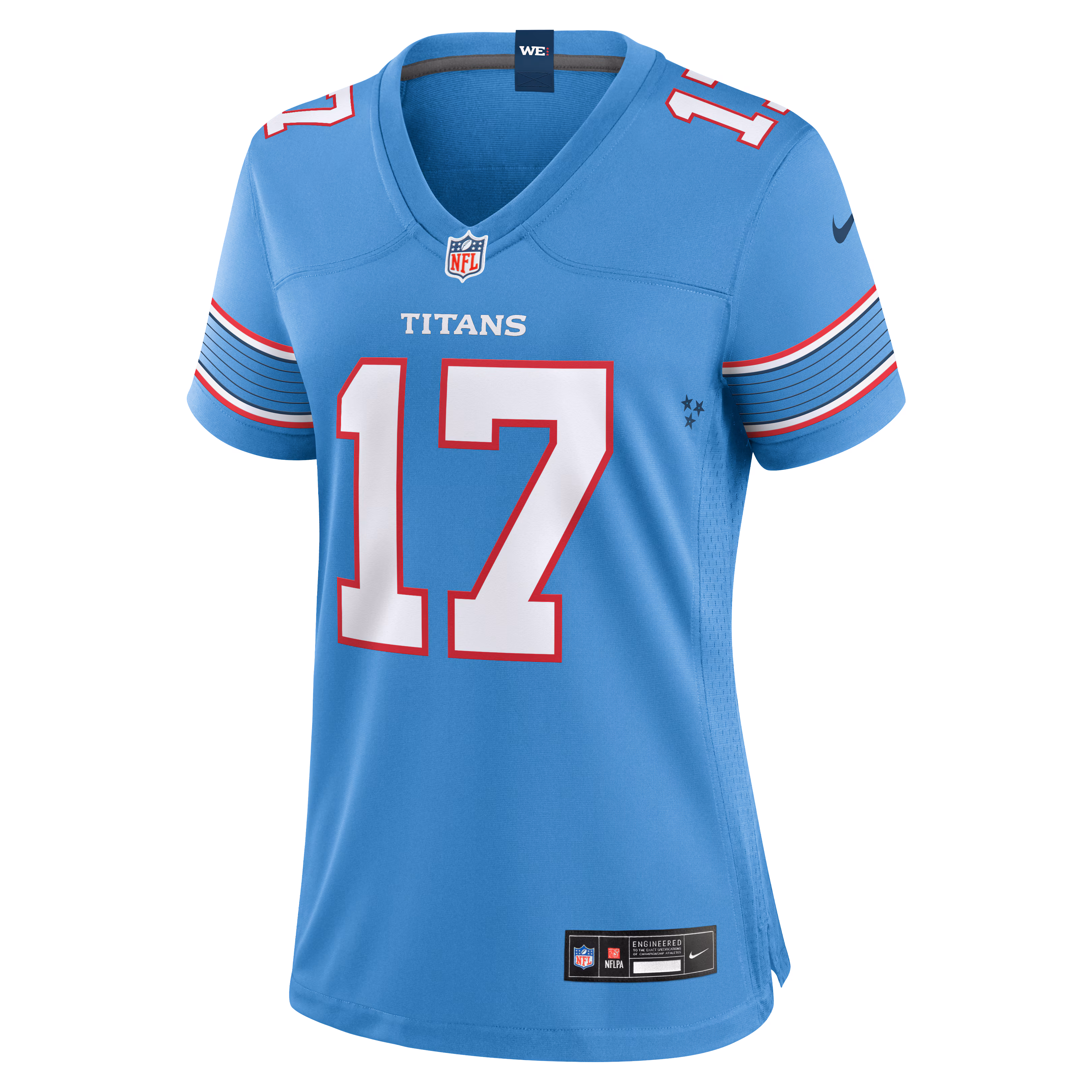 Chimere Dike Tennessee Titans Nike Women's Team Game Jersey -  Light Blue