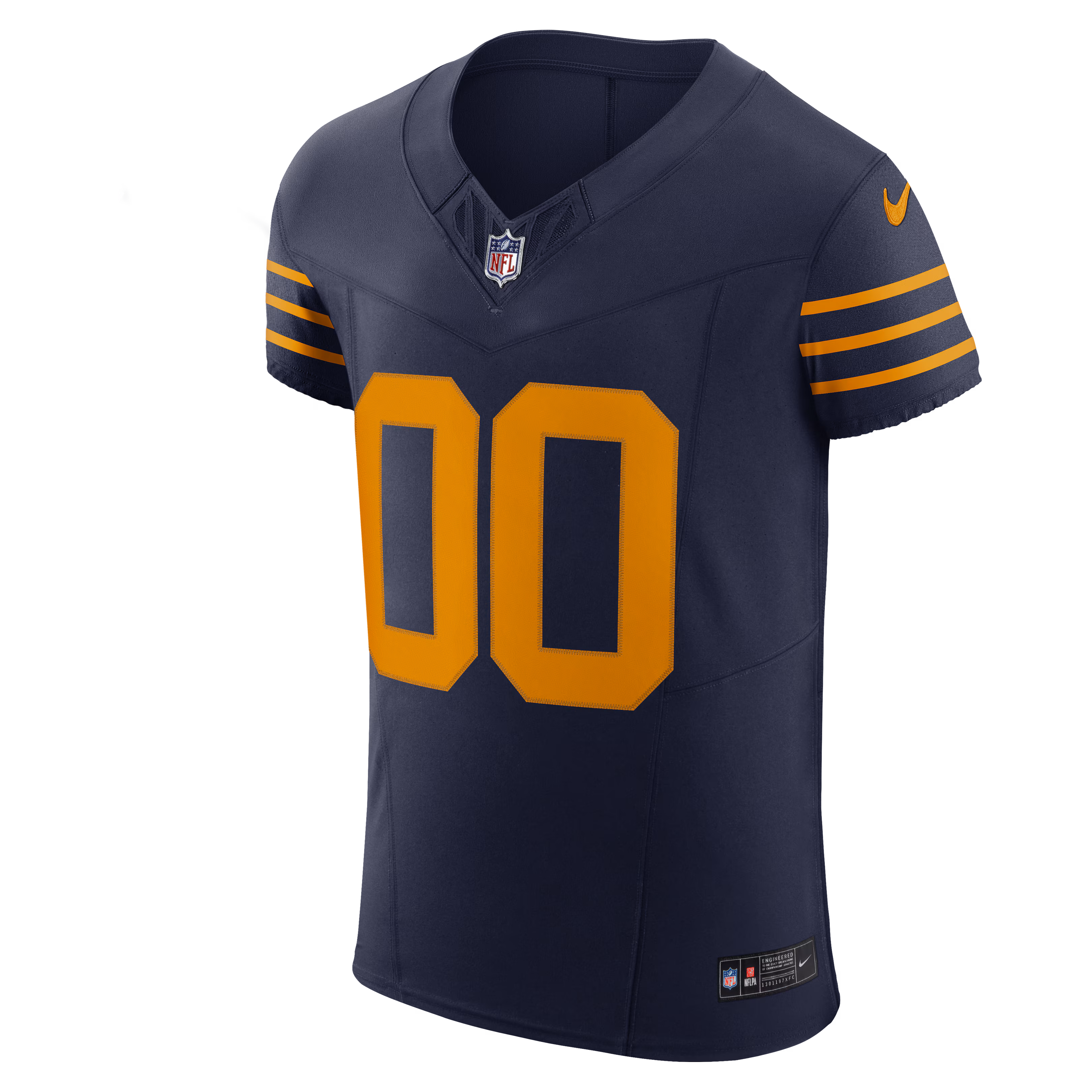 Green Bay Packers Nike Alternate Vapor F.U.S.E. Elite Custom Jersey - Navy