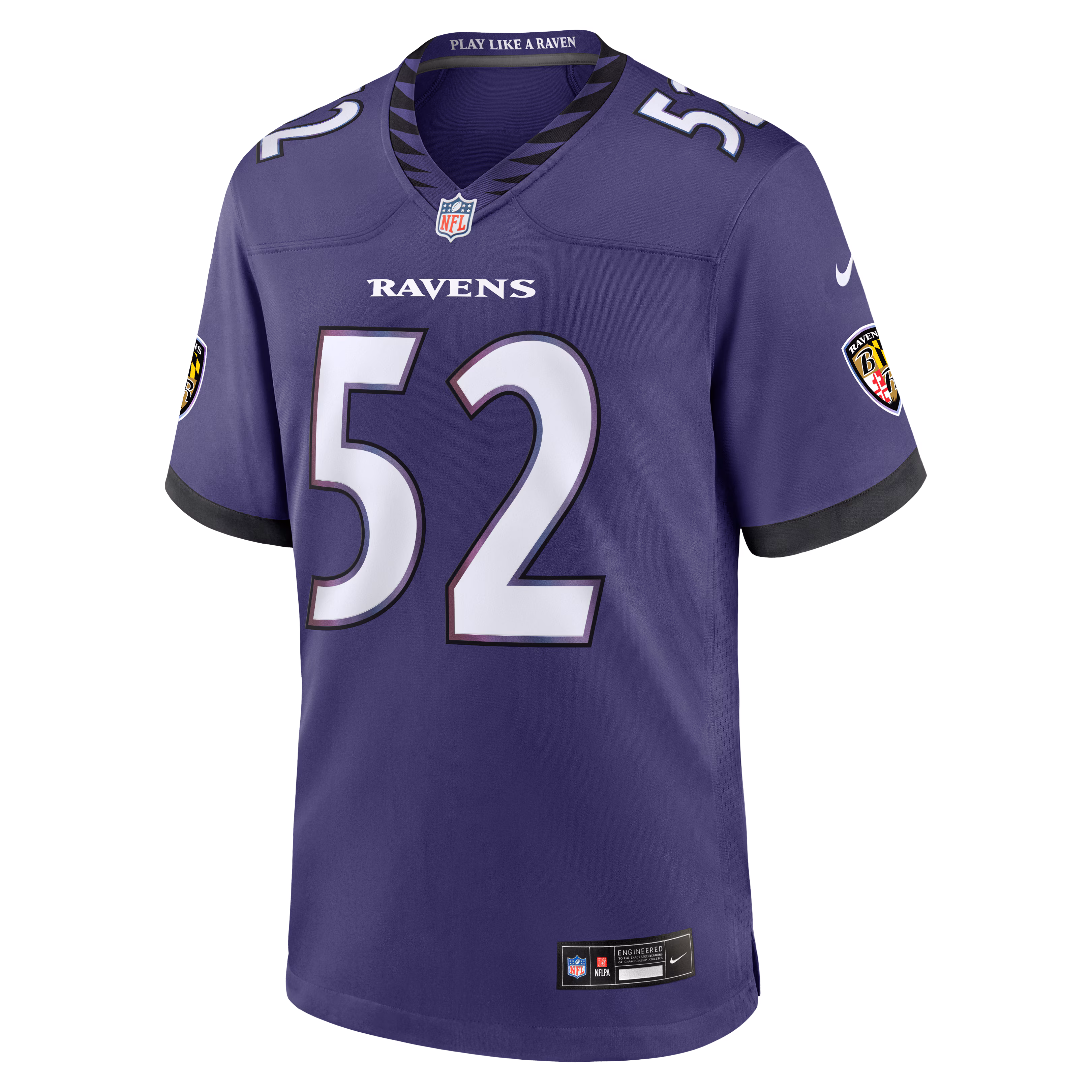 Ray Lewis Baltimore Ravens Nike Team Retired Player Game Jersey - Purple