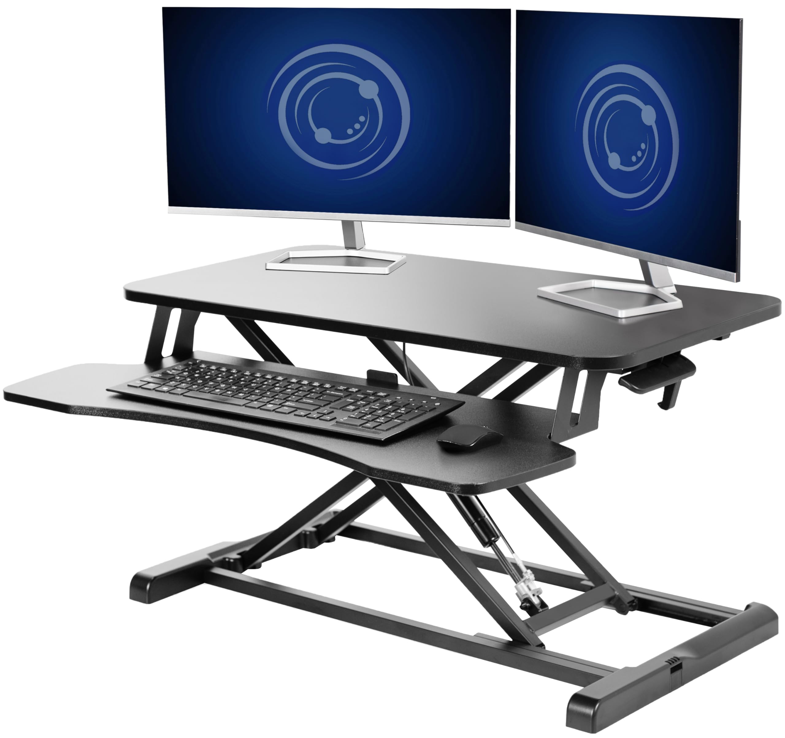 VIVO 32-inch Height Adjustable Desk Converter - Black