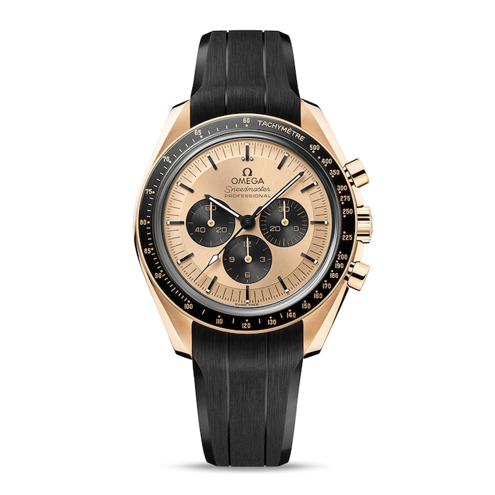 Speedmaster Moonwatch Professional Co-Axial Master Chronometer Chronograph 42mm Mens Watch Yellow