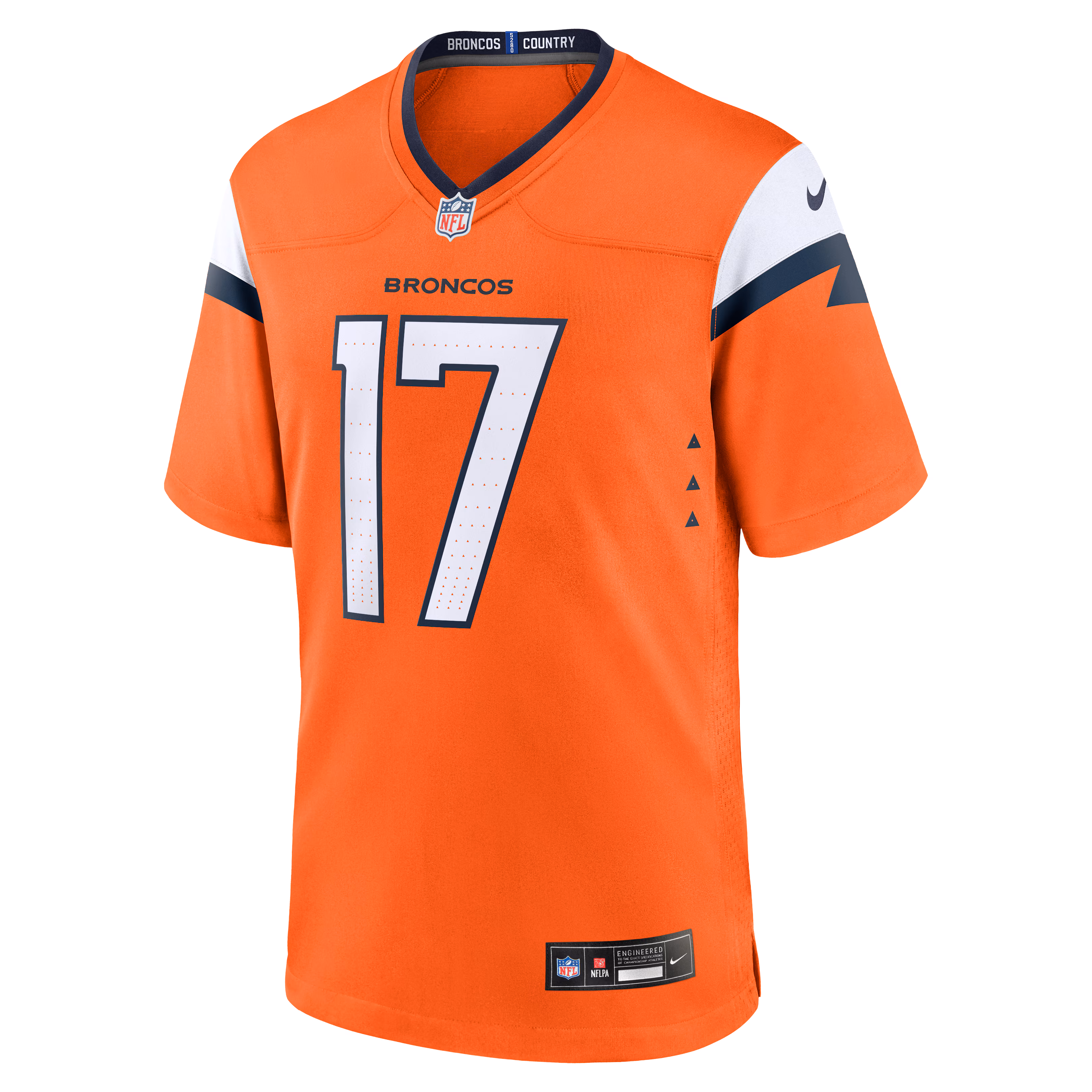 Jaylen Waddle Denver Broncos Nike Game Jersey - Orange