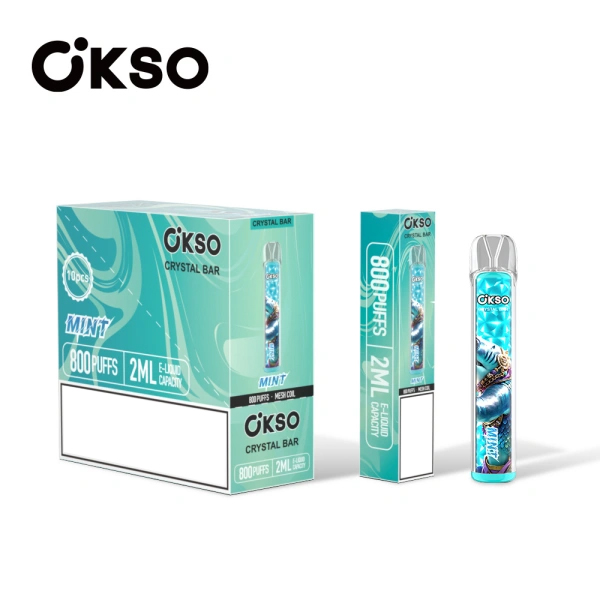OKSO Crystal Bar 800 Disposable E-cigarettes Puffs 800 Vape Box Handy Vape