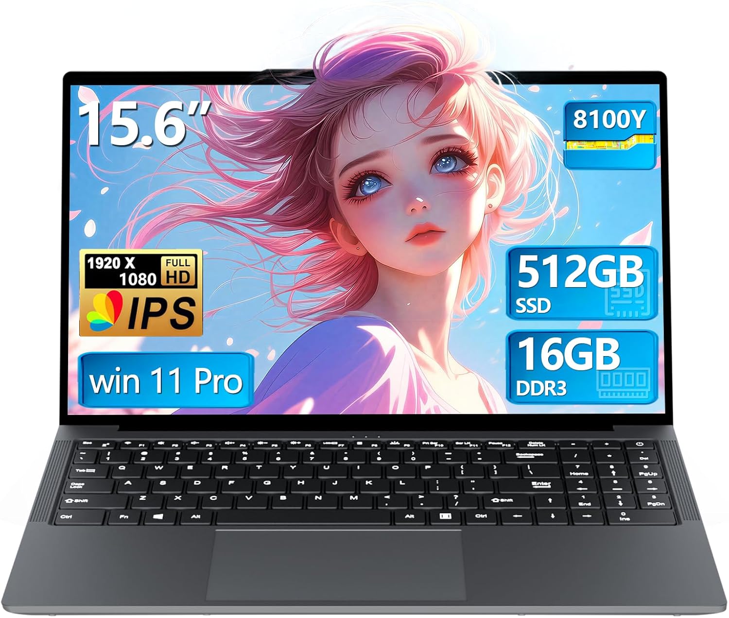 Gaming laptop Core processor (up to 3.40GHz) 16GB RAM 512GB SSD,traditional laptop computers 15.6 Inch FHD Display 1920*1080,with WIFI BT 5.0 Lap top-For Students/Commuters/Business Professionals