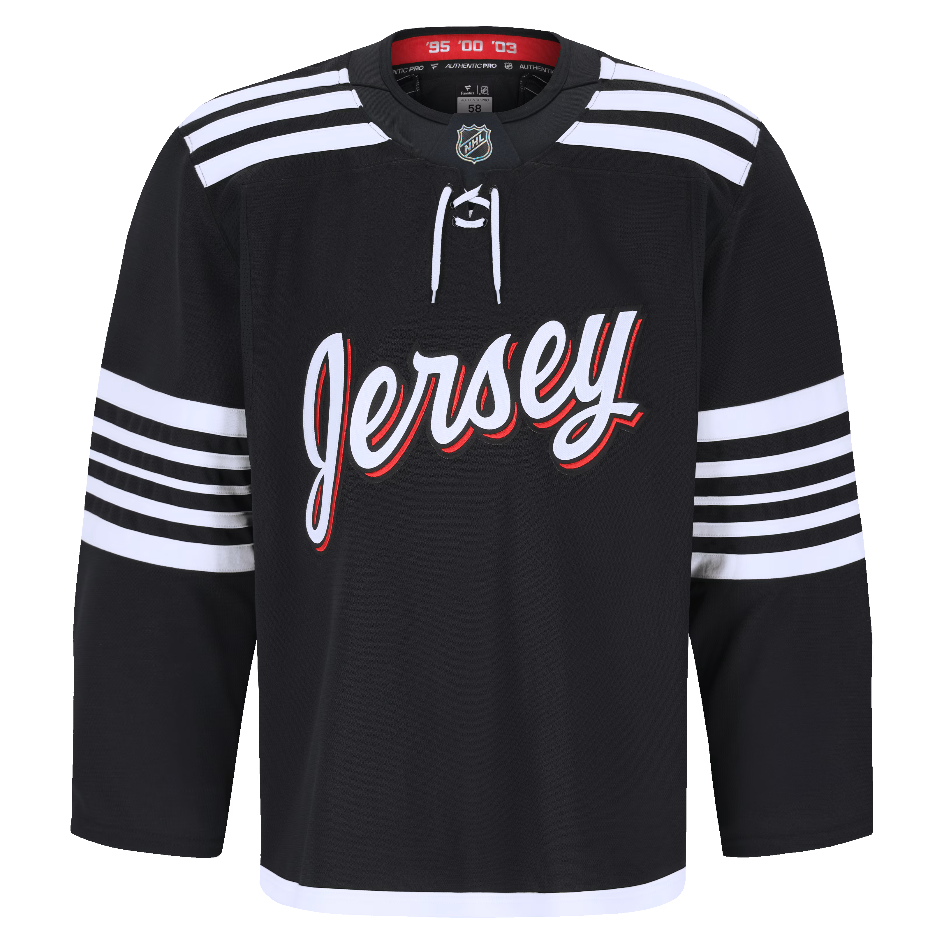 New Jersey Devils Fanatics Alternate Authentic Pro Jersey - Black