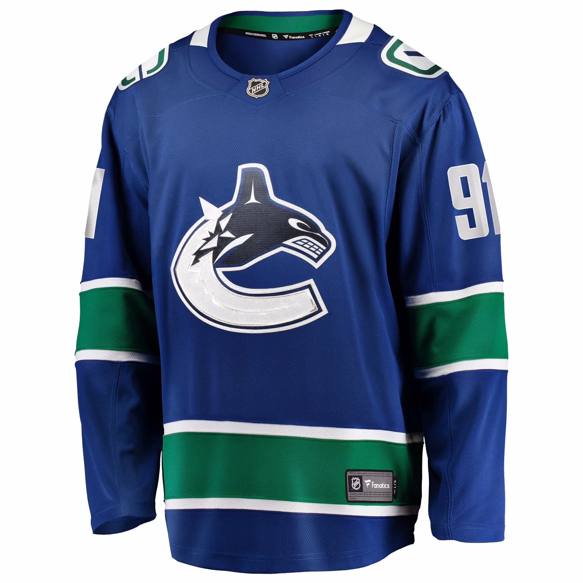 Evander Kane Vancouver Canucks Fanatics Home Breakaway Jersey - Blue