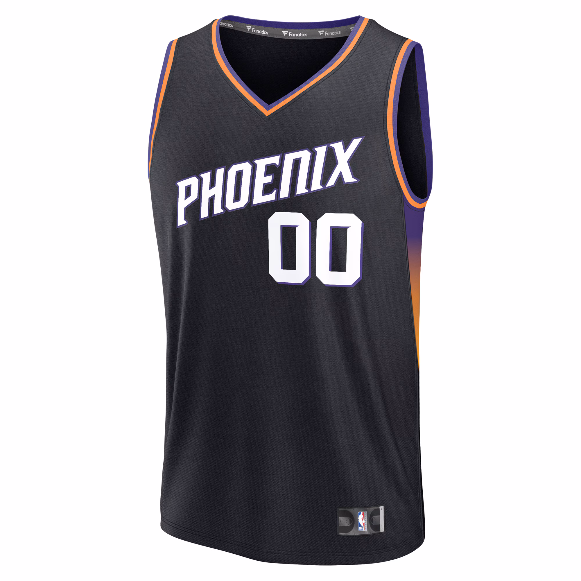 Phoenix Suns Fanatics Youth Fast Break Custom Jersey - Statement Edition - Black