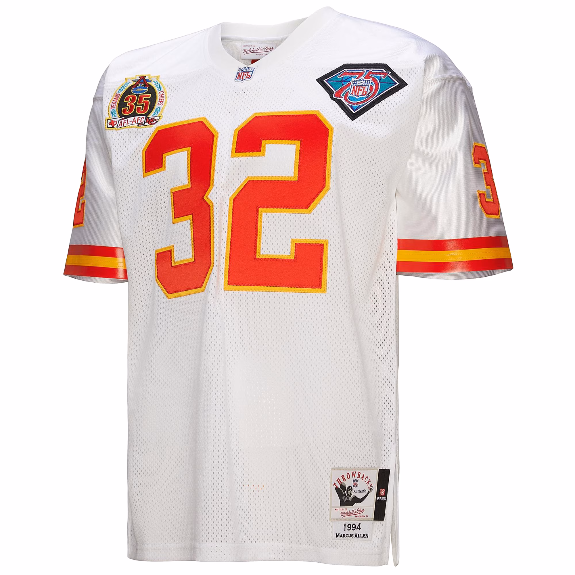Marcus Allen Kansas City Chiefs 1994 Mitchell & Ness Authentic Throwback Retired Player Jersey - White