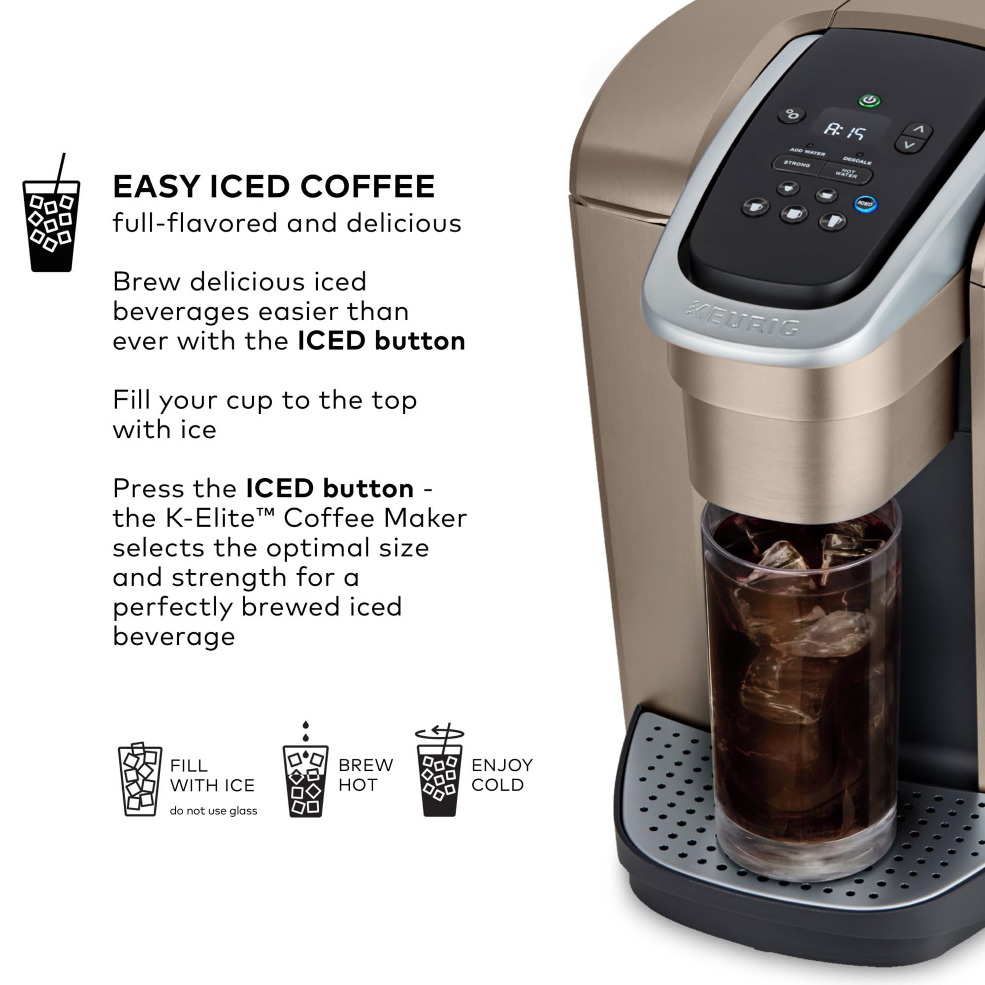 KEURIG K-Elite K-Cup Coffee Maker with Strength Control