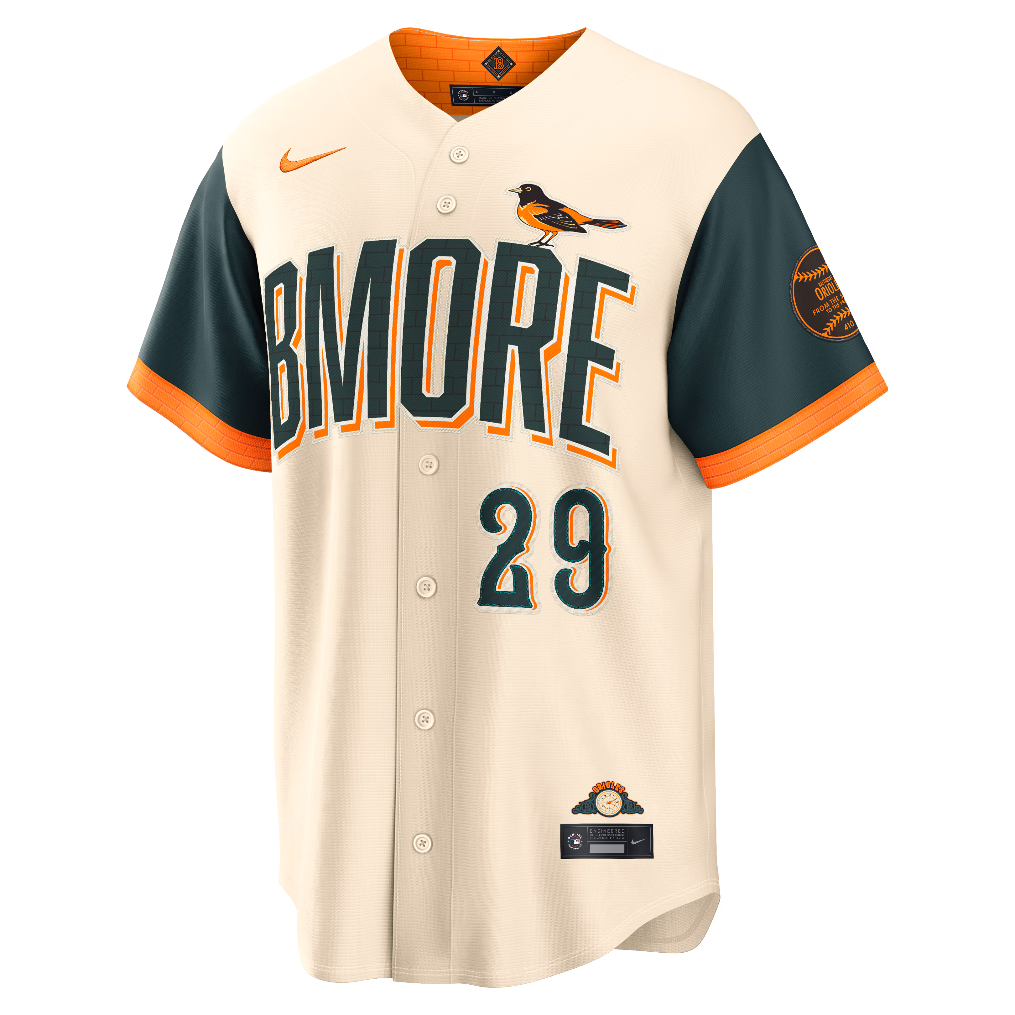 Samuel Basallo Baltimore Orioles Nike 2026 City Connect Stadium Jersey - Cream