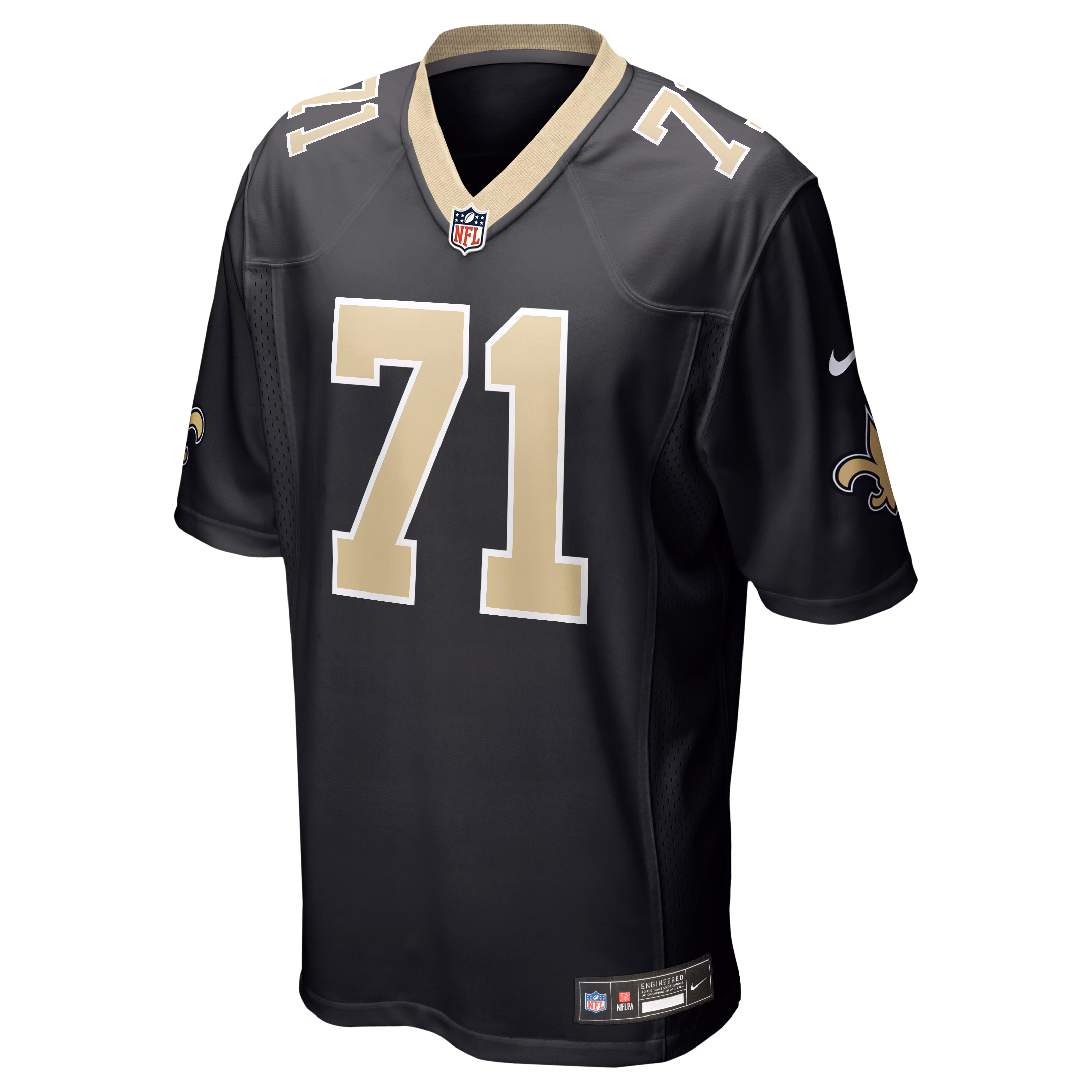 Kelvin Banks Jr. New Orleans Saints Nike Game Player Jersey - Black