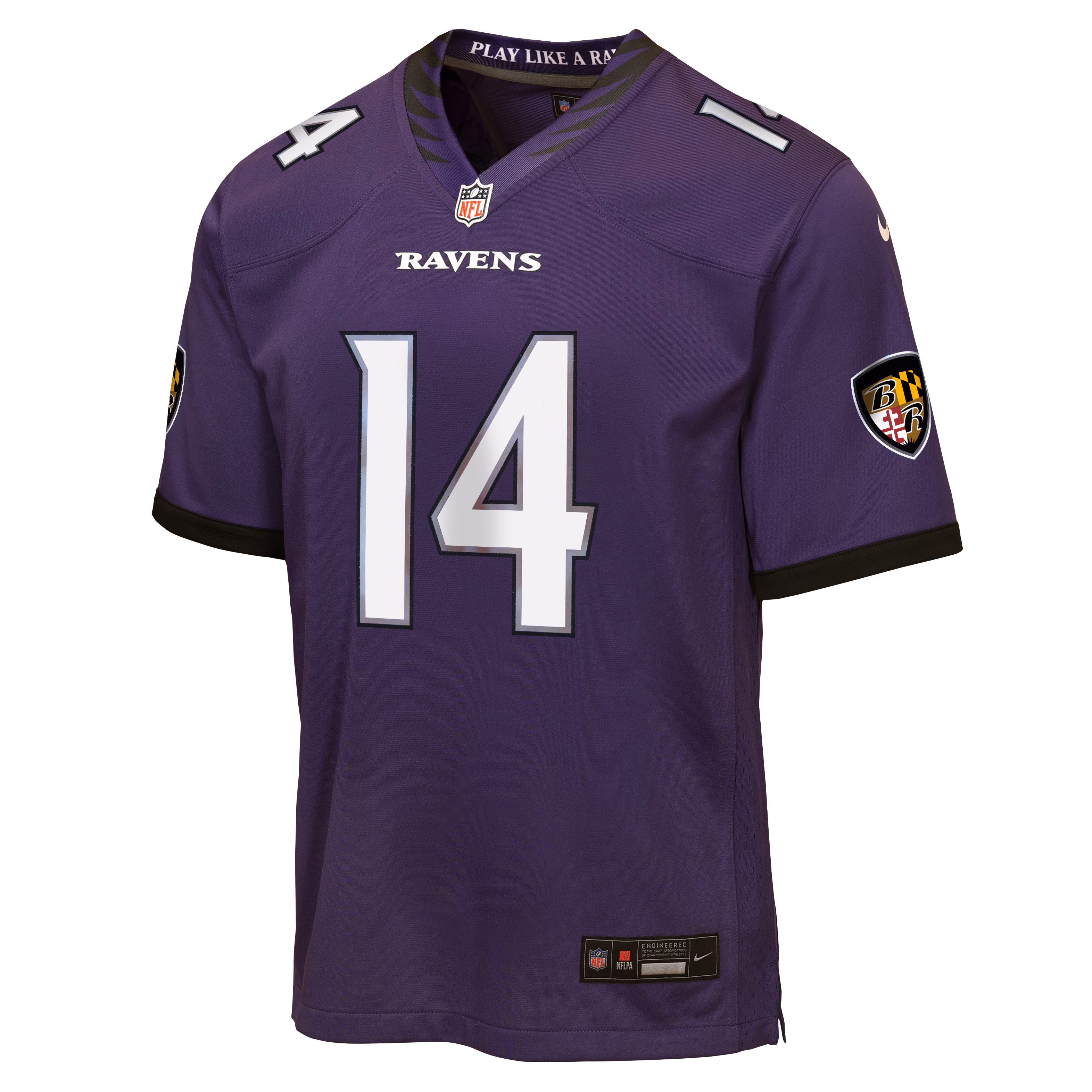 Kyle Hamilton Baltimore Ravens Nike Youth Team Game Jersey - Purple