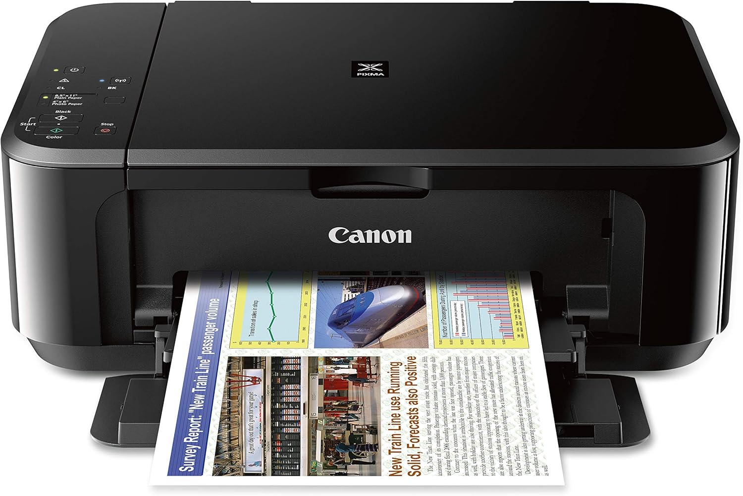 Canon Pixma MG3620 Wireless All-in-One Color Inkjet Printer with Mobile and Tablet Printing, Black CL-241 Color Ink Cartridge PG-240 XL Black Ink Catridge