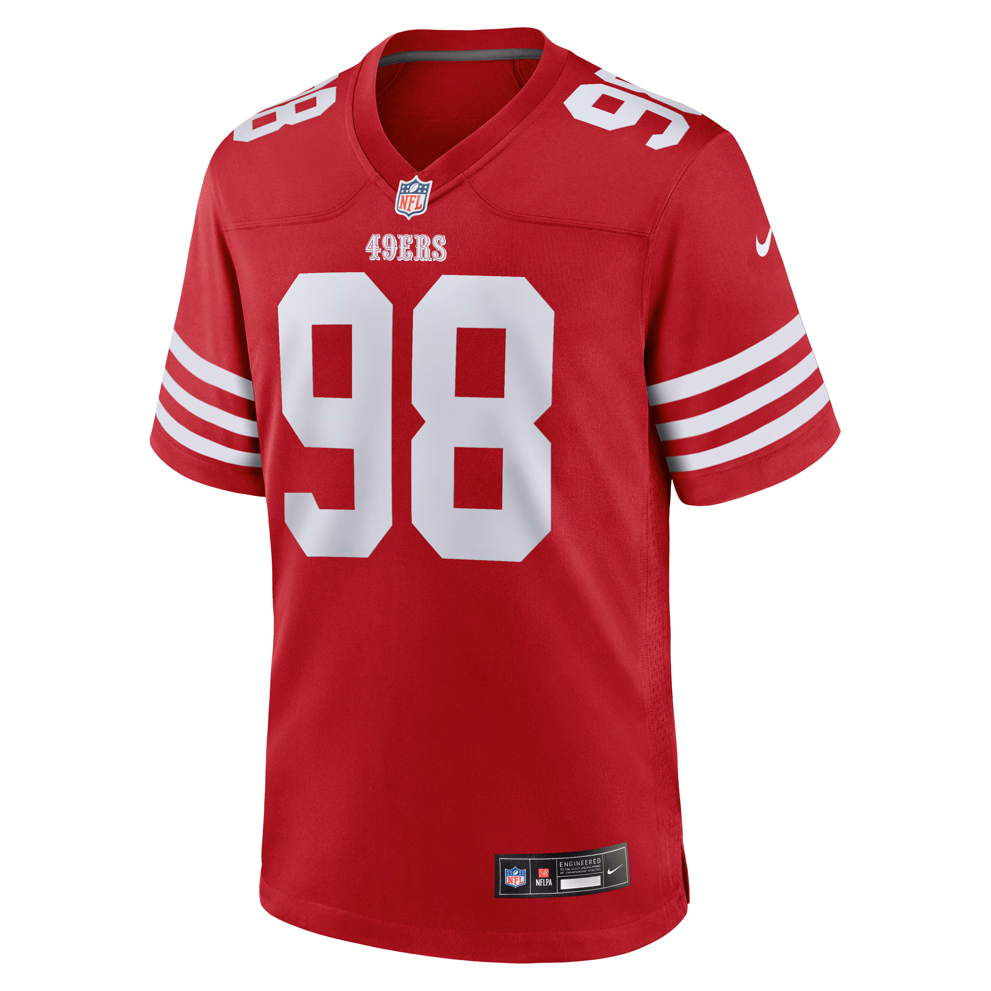 Mykel Williams San Francisco 49ers Nike Game Player Jersey - Scarlet