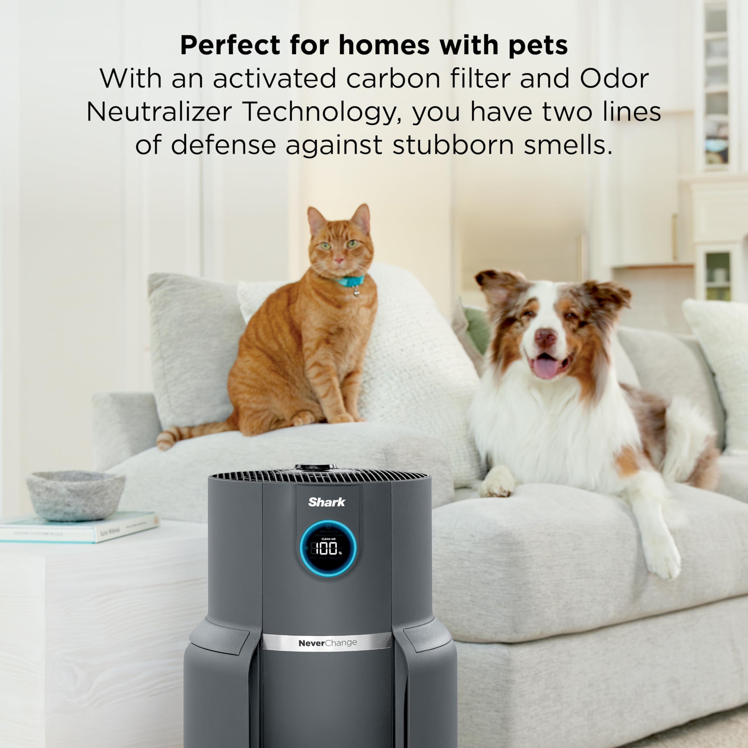 SHARK NeverChange Max Air Purifier for Large Rooms