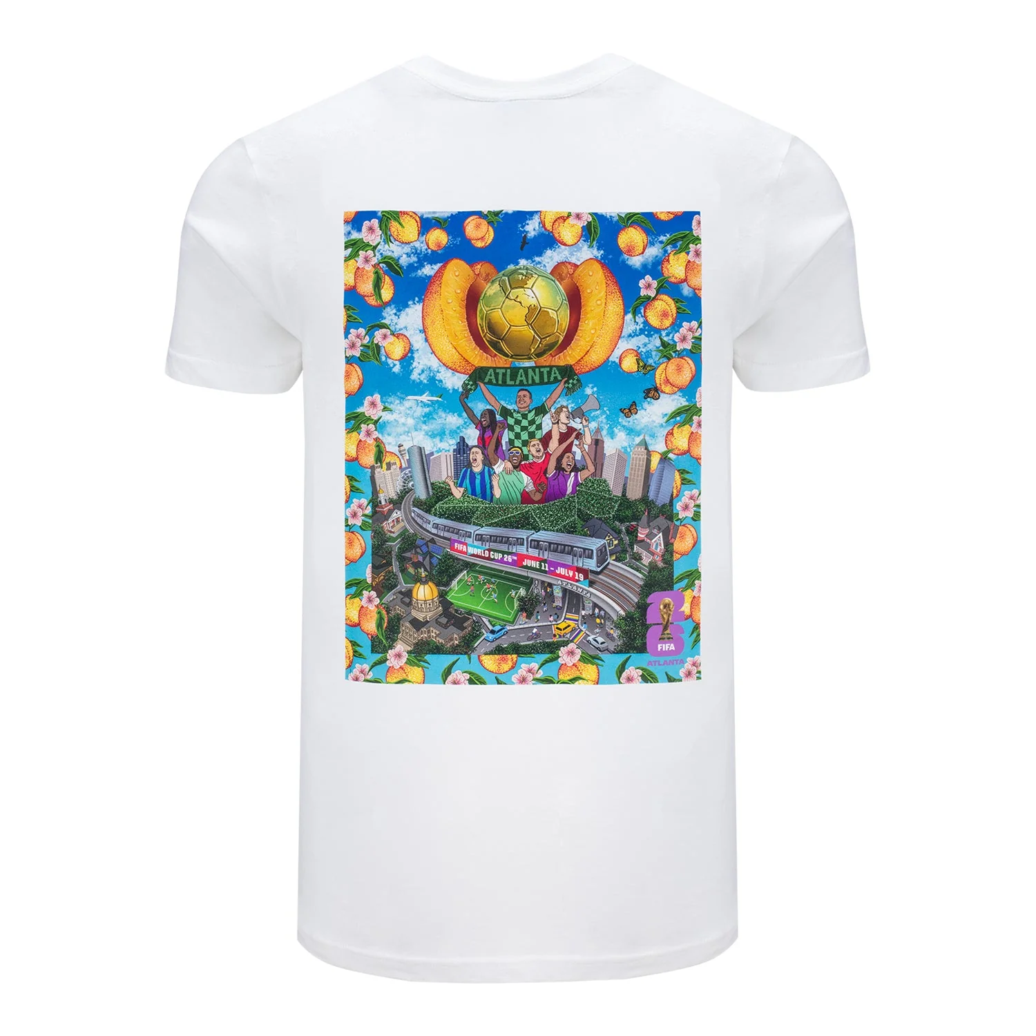 FIFA World Cup 2026™ Atlanta Poster White T-Shirt - Unisex