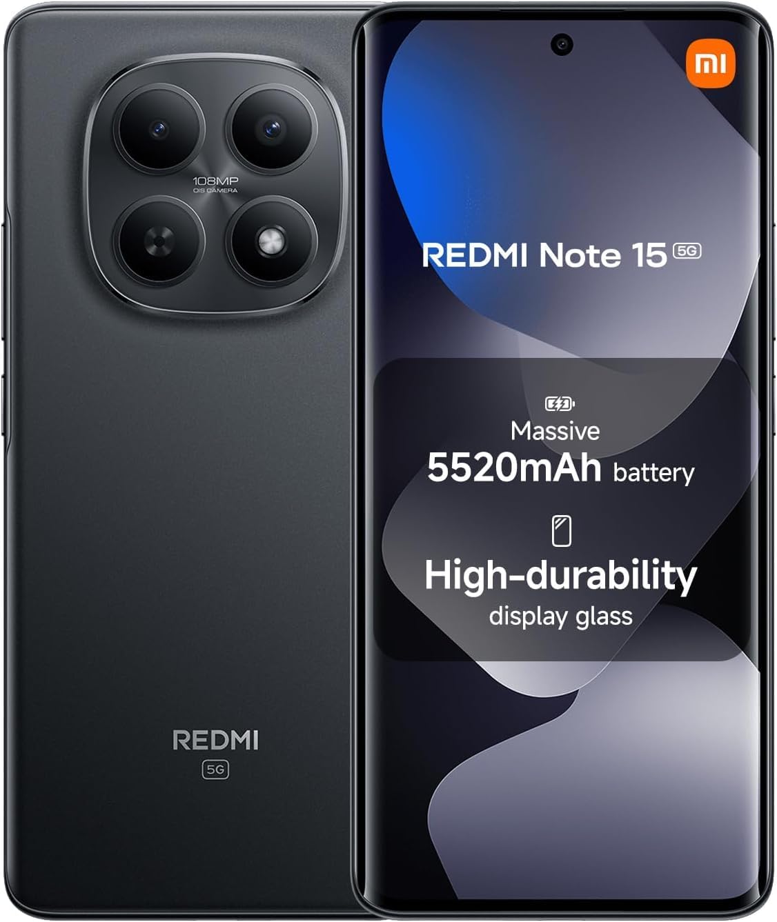 XIAOMI Redmi Note 15 5G Ai (Compatible with Tmobile Mint Tello Global) (256GB + 8GB) 6.77