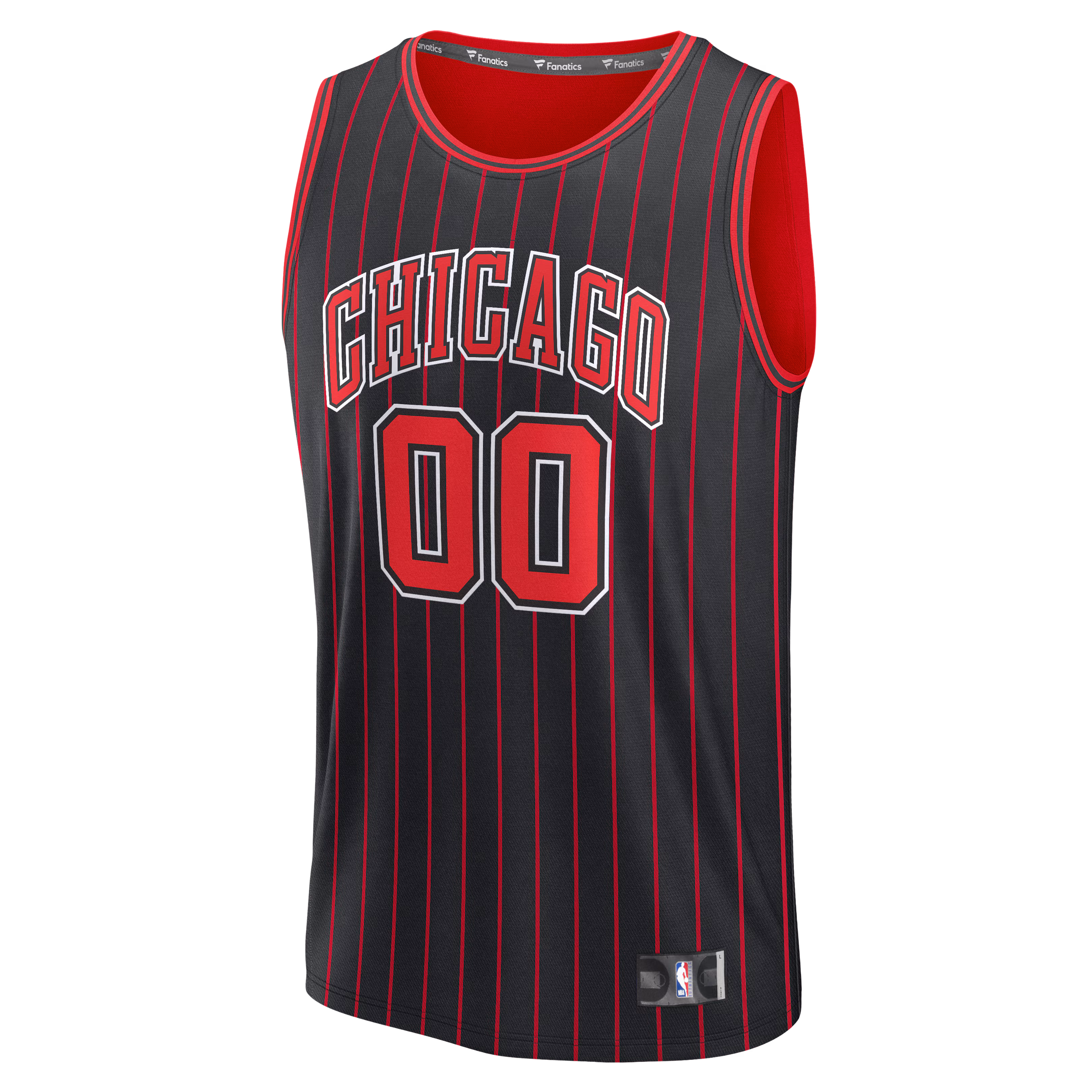 Chicago Bulls Fanatics Fast Break Custom Jersey - Icon Edition - Black