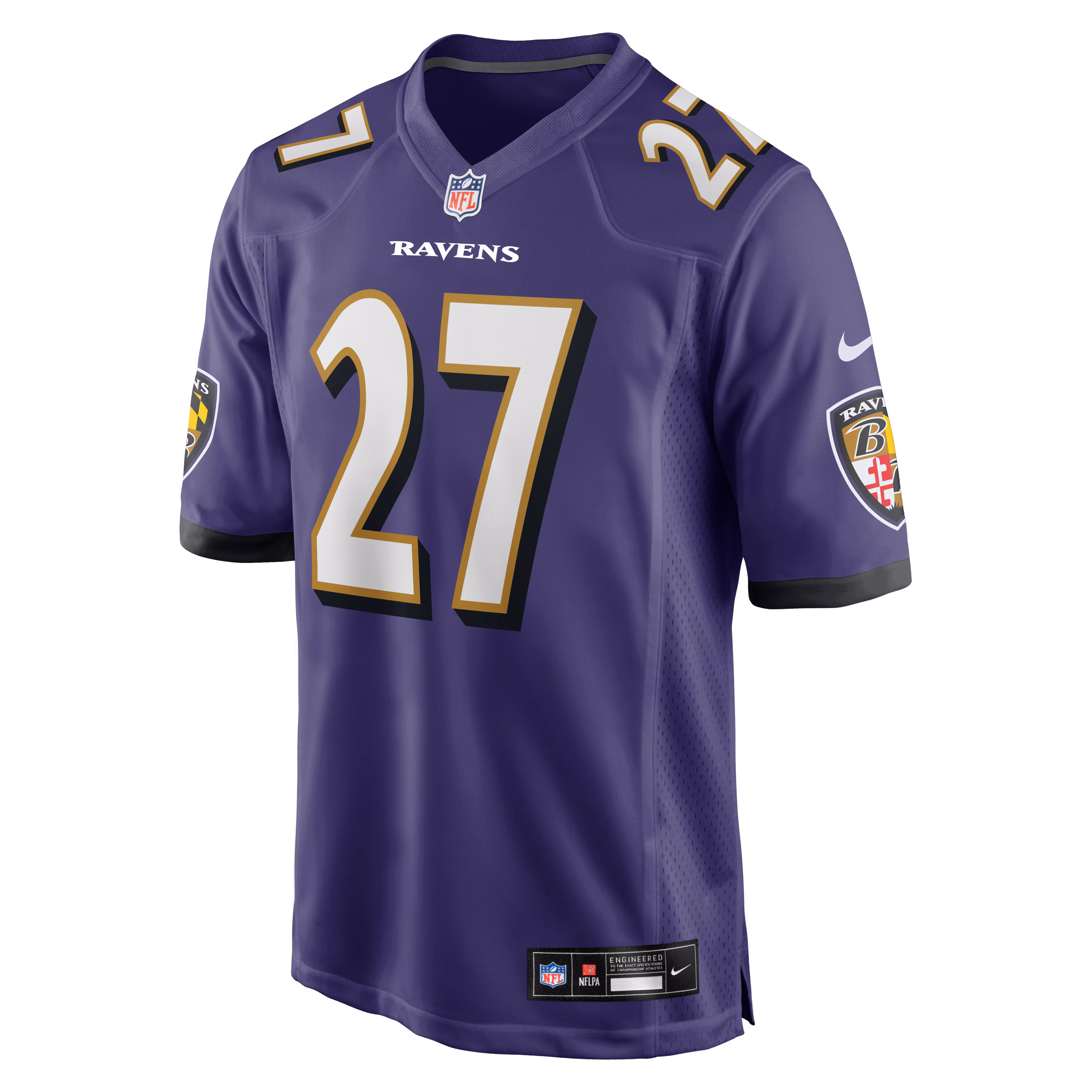 T.J. Tampa Baltimore Ravens Nike Team Game Jersey -  Purple