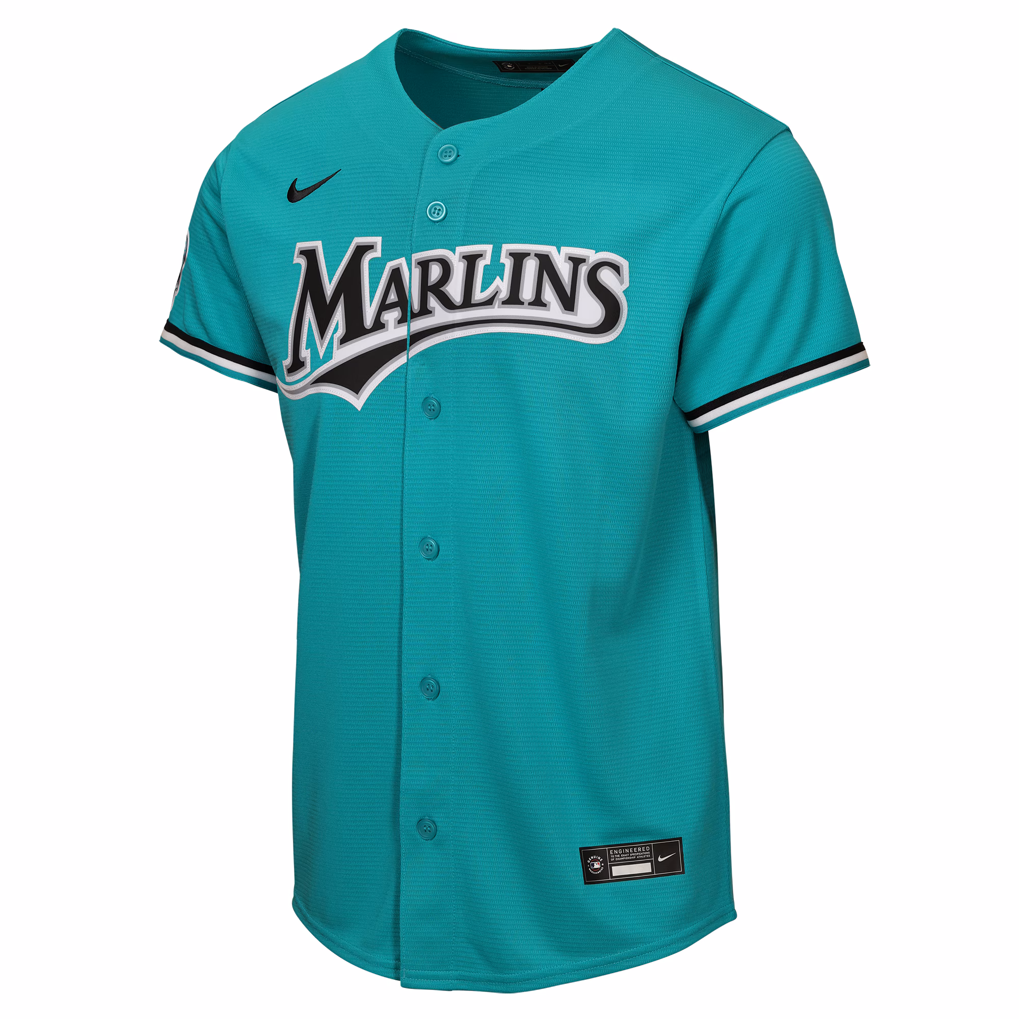 Miami Marlins Nike Youth Alternate Stadium Jersey - Teal