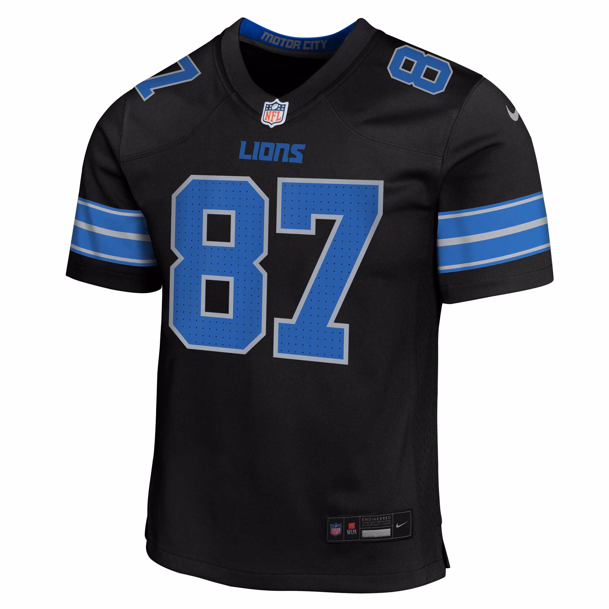 Sam LaPorta Detroit Lions Nike Youth Game Jersey - Black