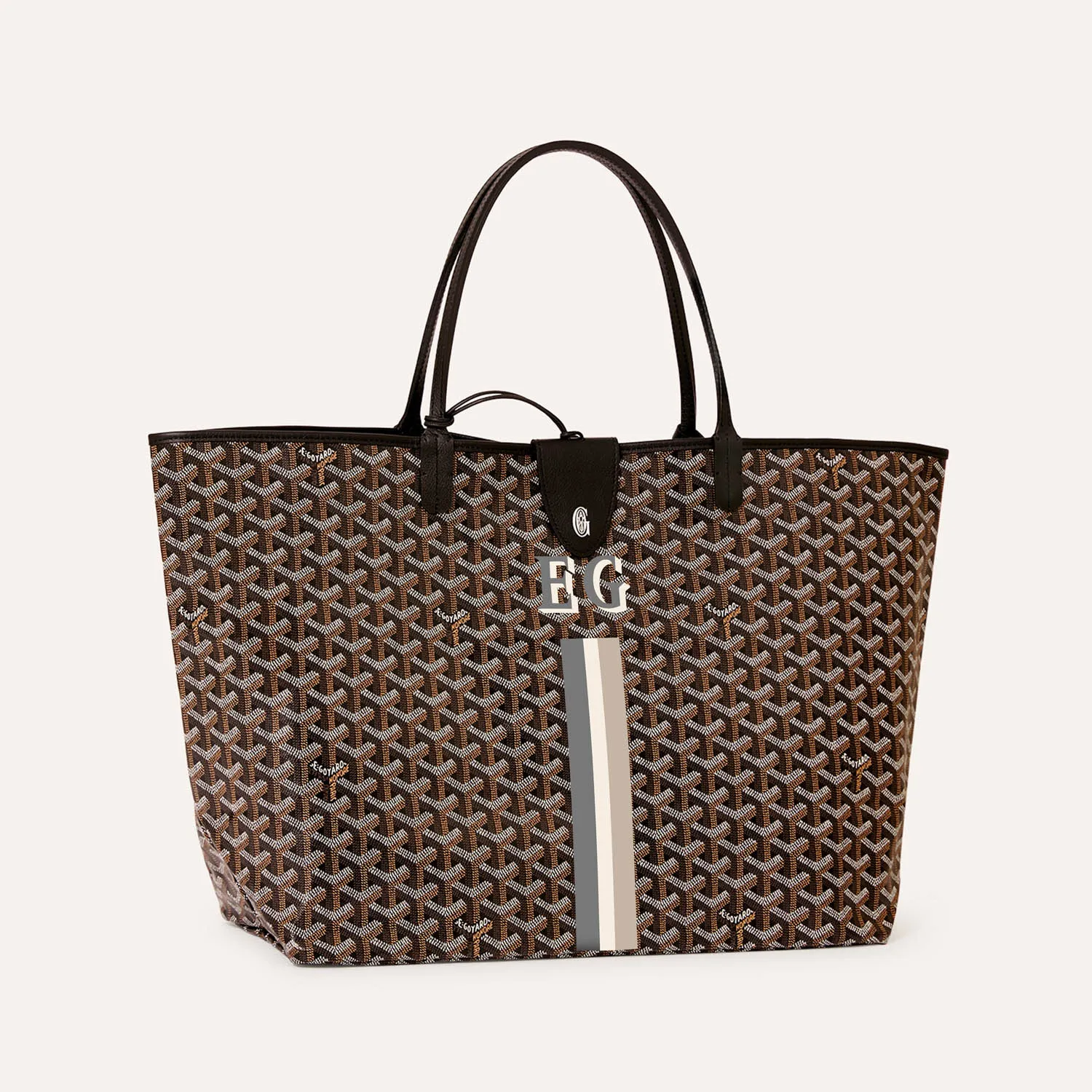 Saint Louis GM bag Stripes and Initials