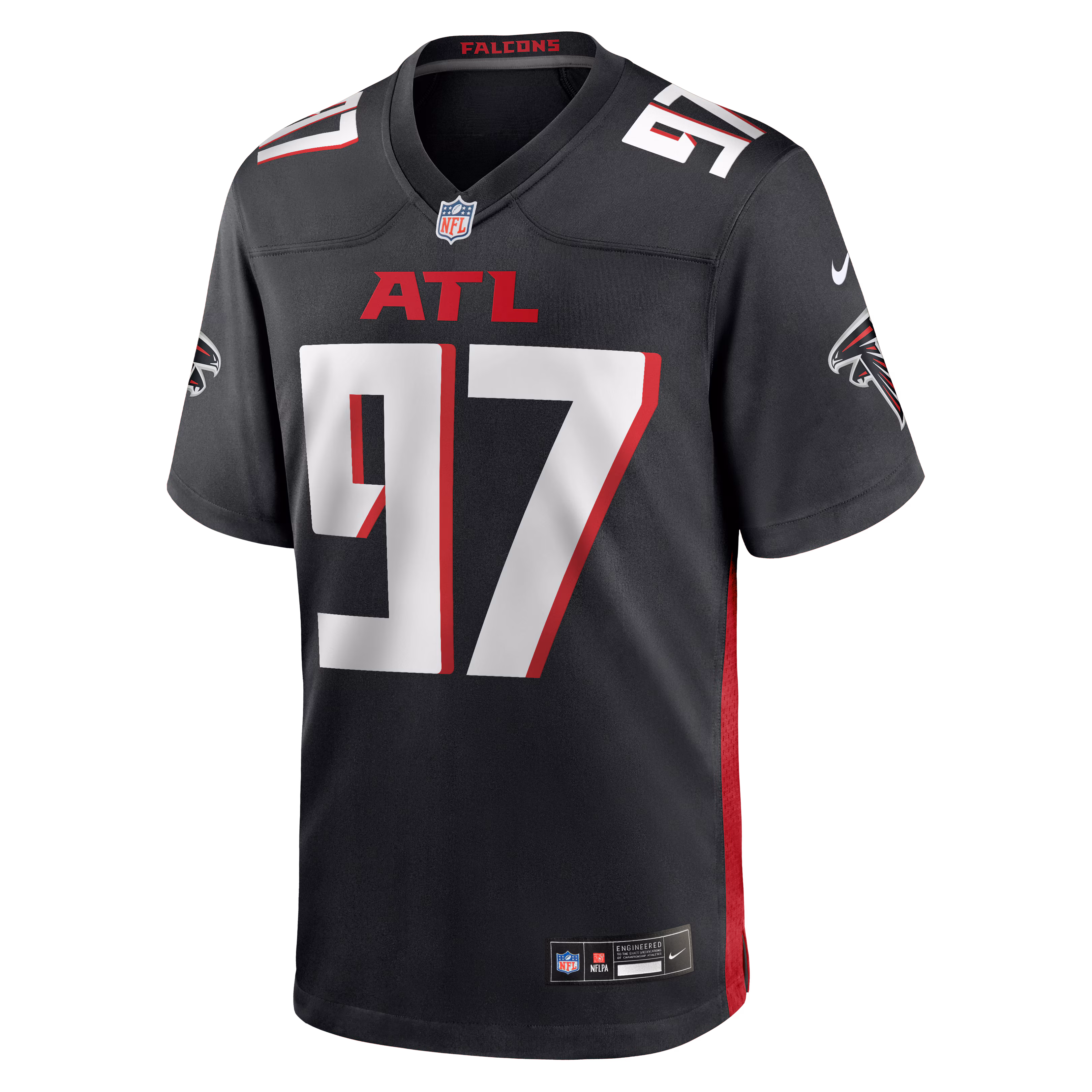 Grady Jarrett Atlanta Falcons Nike Game Player Jersey - Black