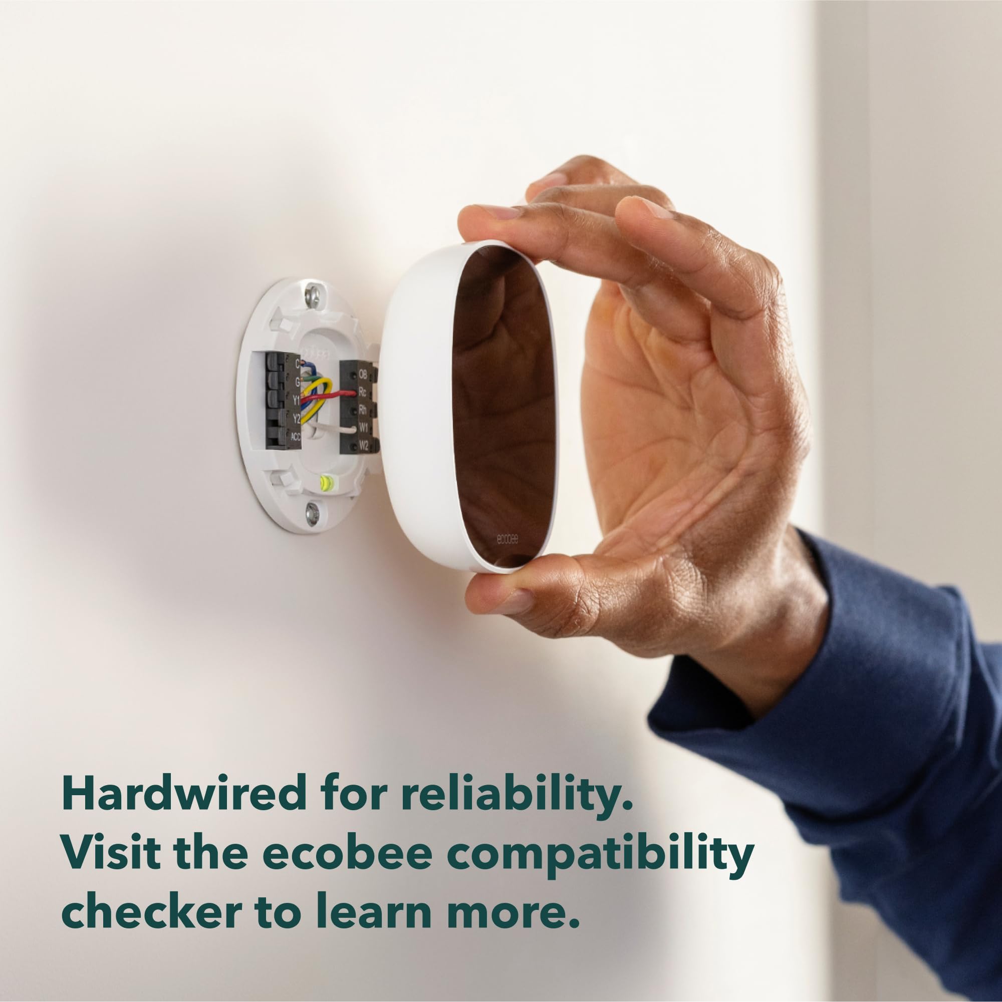 ECOBEE Smart Thermostat Essential - Wi-Fi, Energy Star Certified