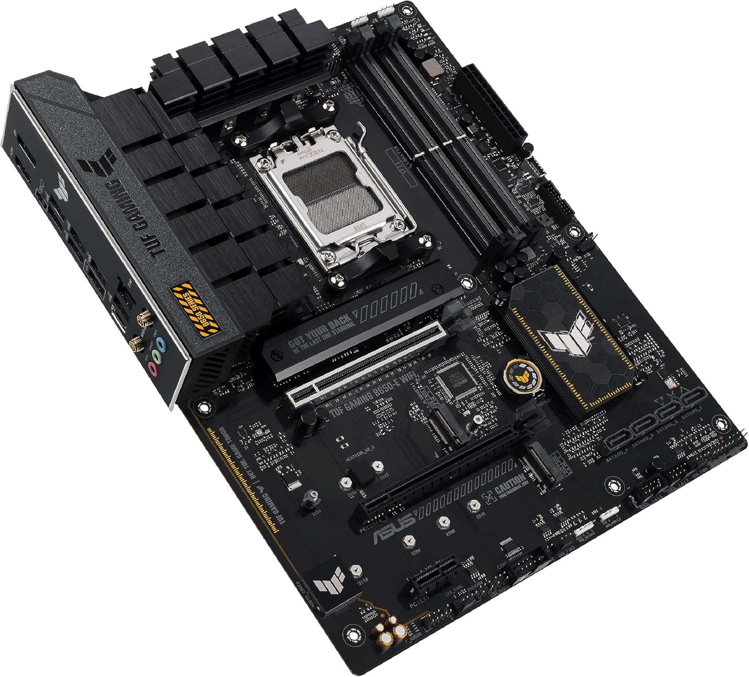 ASUS TUF Gaming B650-E WIFI AMD B650 AM5 DDR5 8000 DP HDMI 3x M2 USB3.2 WiFi 6E + BT AURA RGB 2.5Gbit LAN ATX Motherboard with ASUS TUF Protection, Q-Design, Armoury Crate (Renewed)