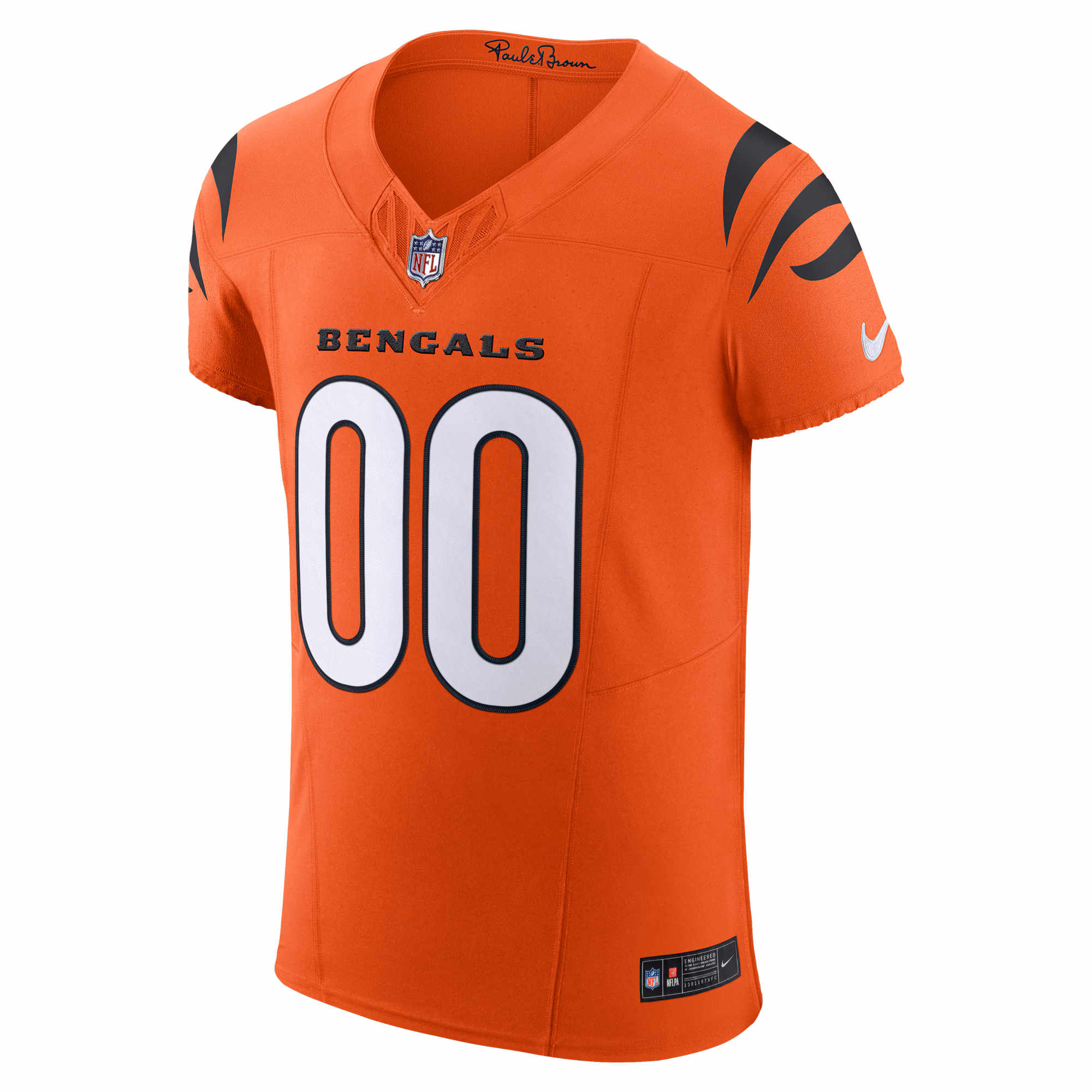 Cincinnati Bengals Nike Alternate Vapor F.U.S.E. Elite Custom Jersey - Men's Orange