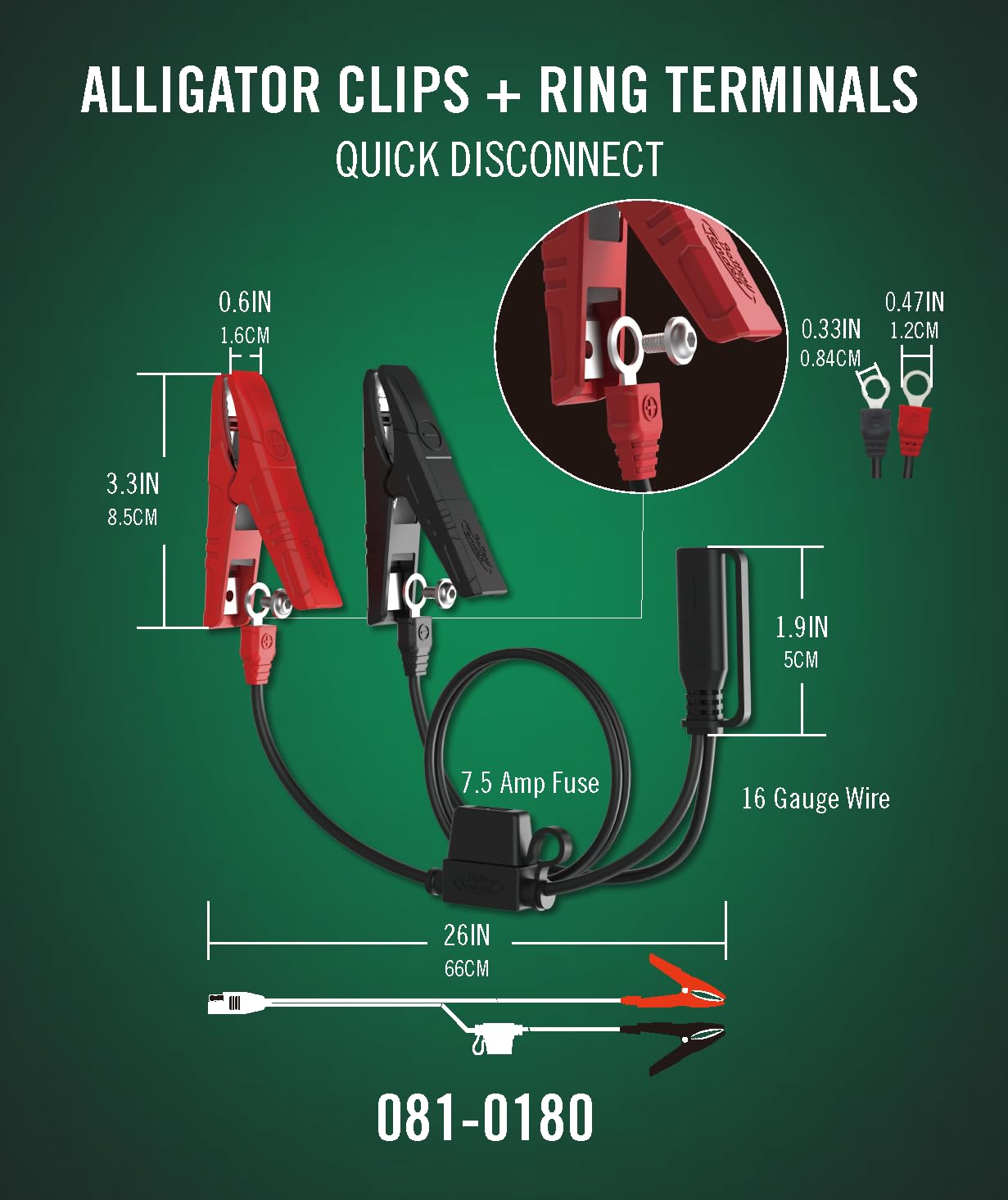 BATTERY TENDER AMP 12V Smart Battery Charger & Maintainer