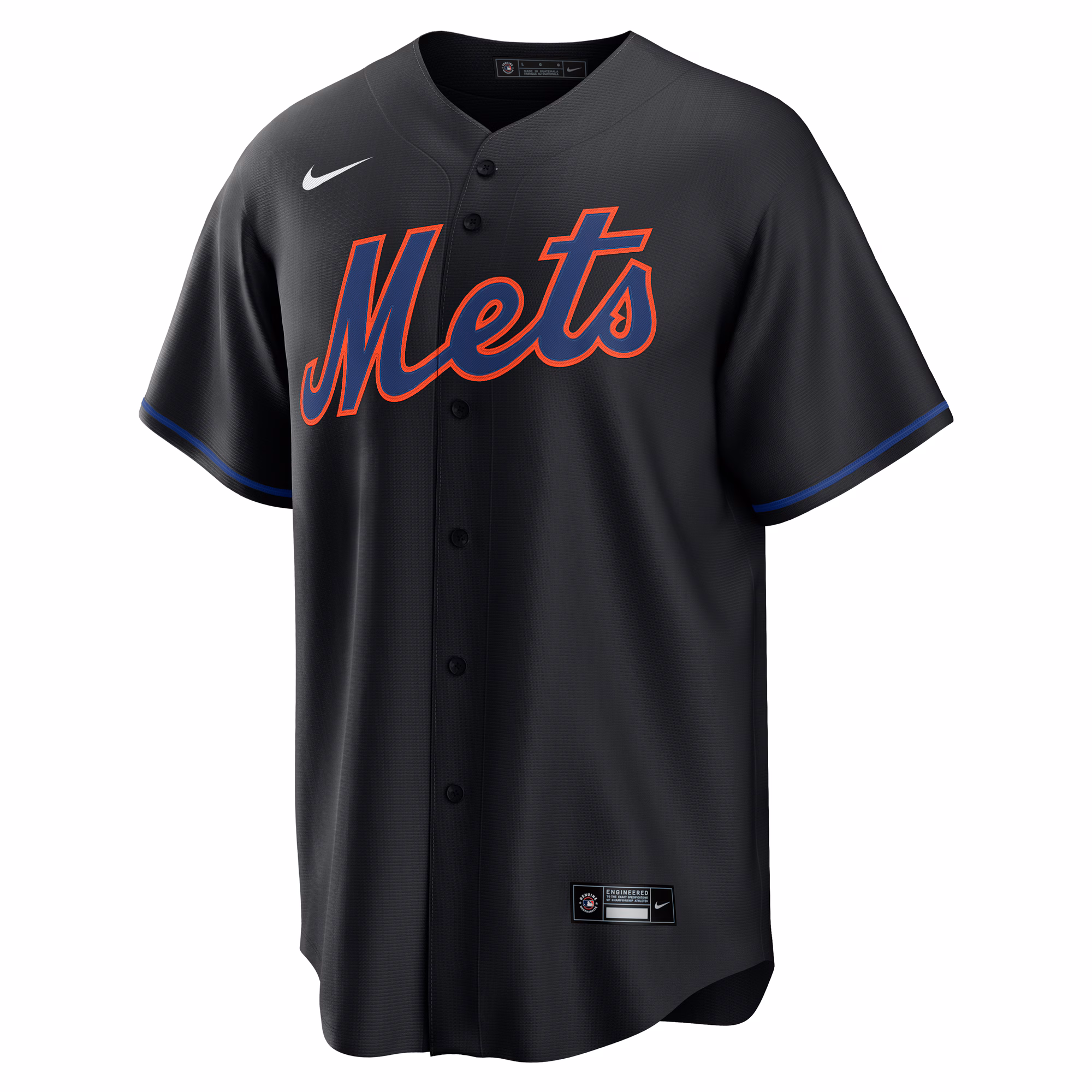 Brandon Nimmo New York Mets Nike Alternate Replica Jersey - Black