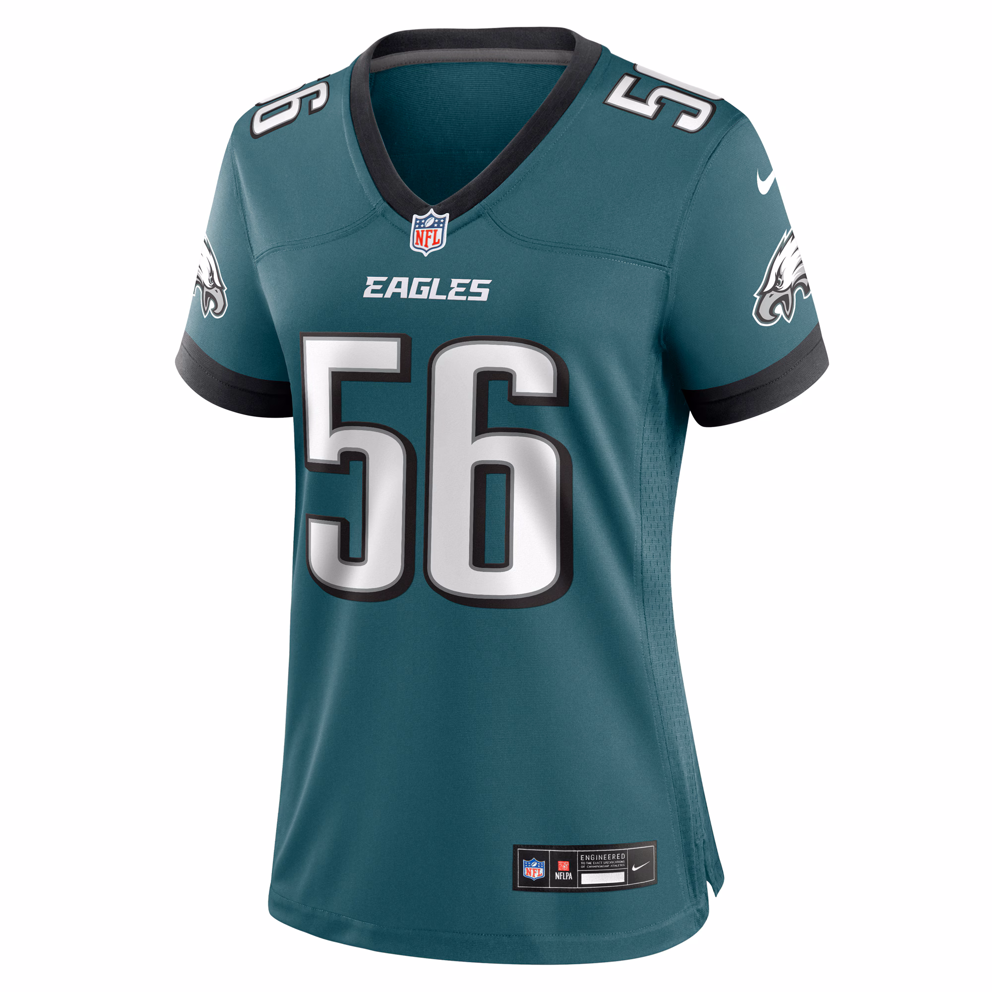Tyler Steen Philadelphia Eagles Nike Women's Team Game Jersey - Midnight Green