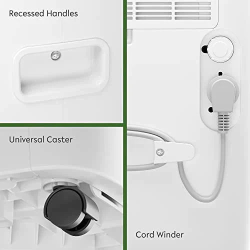 Waykar 150 Pints 7,000 Sq. Ft Energy Star Dehumidifier with Drain Hose & 2.04 Gal Water Tank