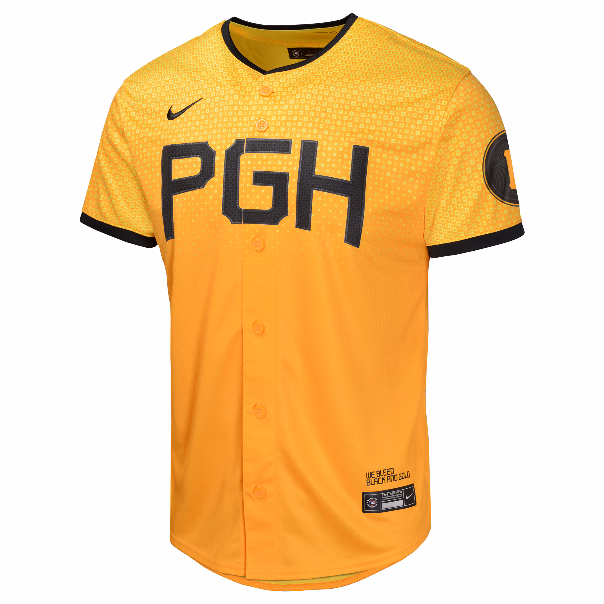 Pittsburgh Pirates Nike Youth City Connect Limited Jersey - Gold