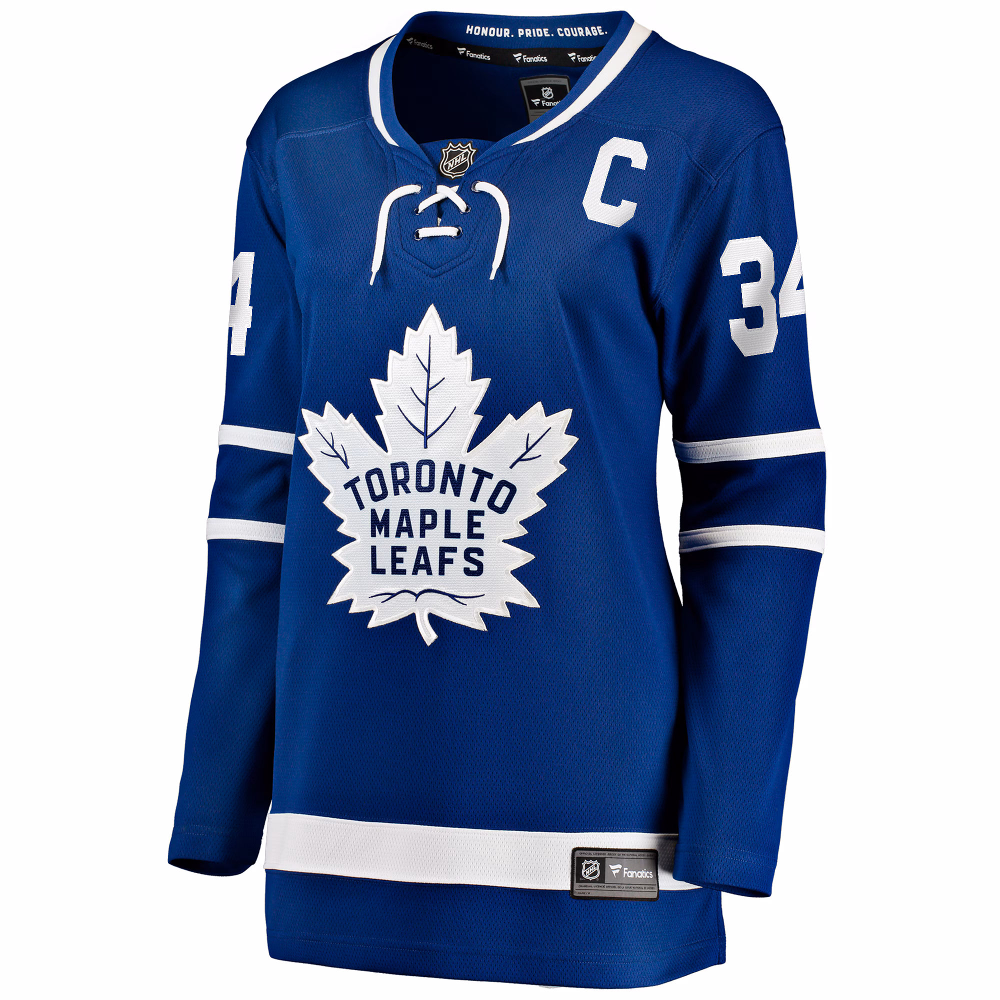 Auston Matthews Toronto Maple Leafs Fanatics Women's Captain Patch Home Breakaway Player Jersey - Blue