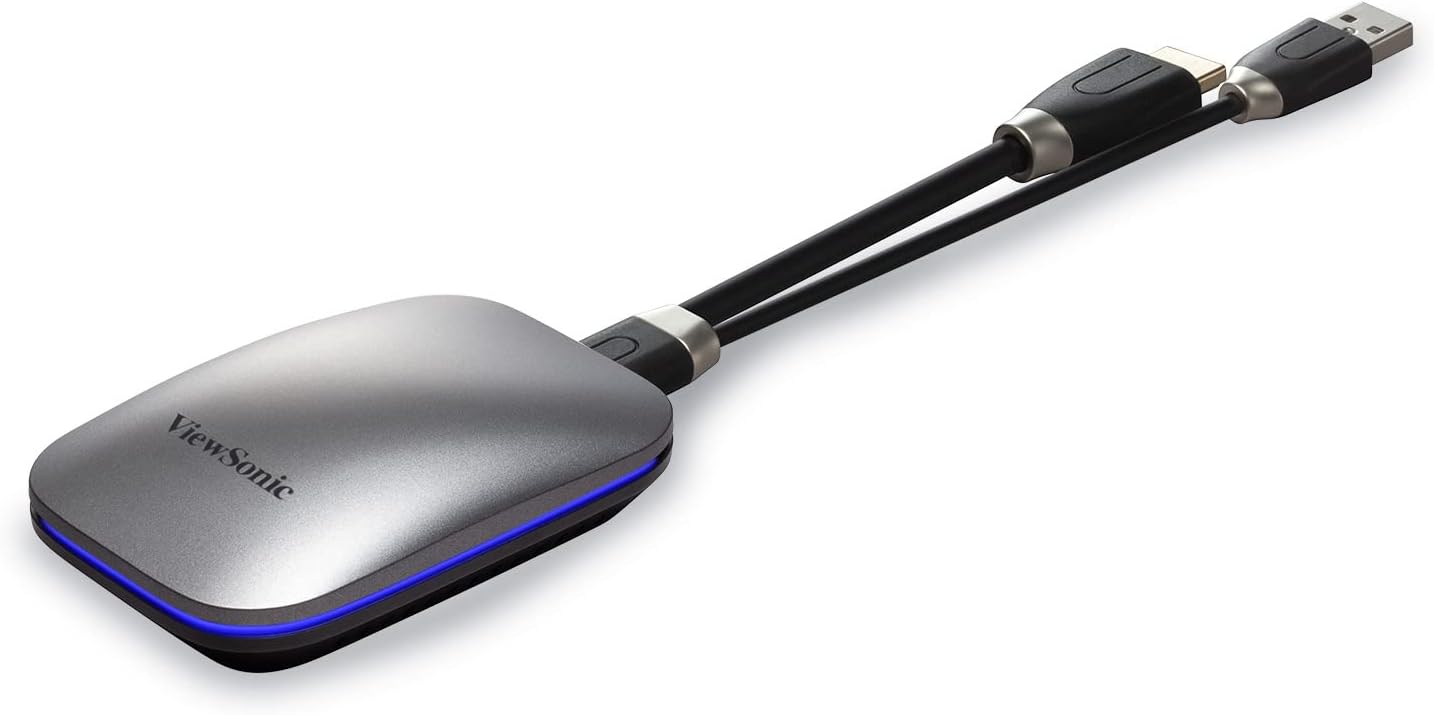 ViewSonic VB-WPS-003 ViewBoard Cast Dongle for Wireless Presentation with Instant Screen Sharing, Split Screen Display, HDMI, and USB Inputs