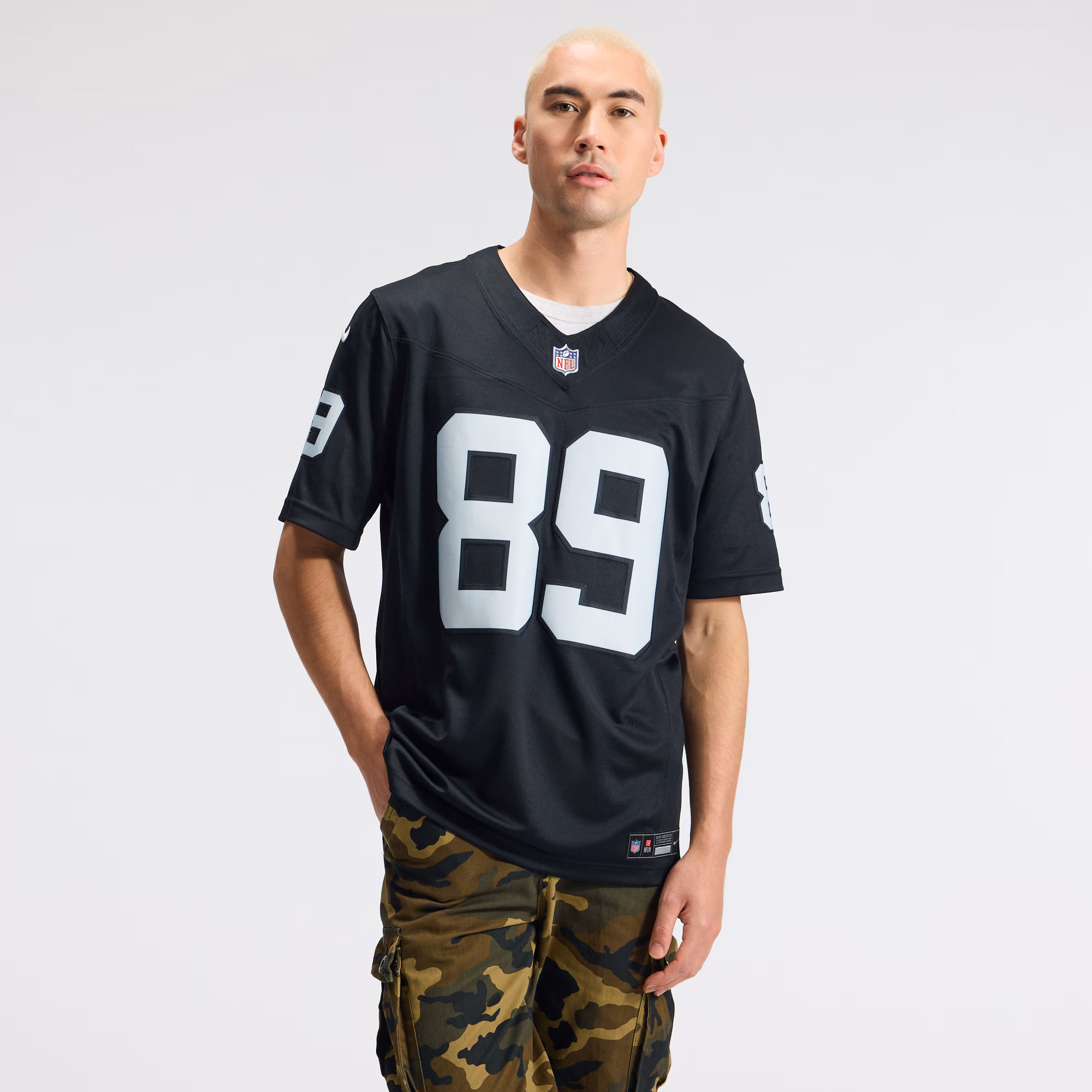 Brock Bowers Las Vegas Raiders Nike Vapor F.U.S.E. Stitched Limited Jersey - Black