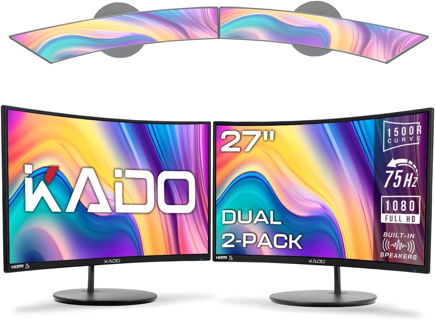 Kado Dual Monitor Setup - 2-Pack 27