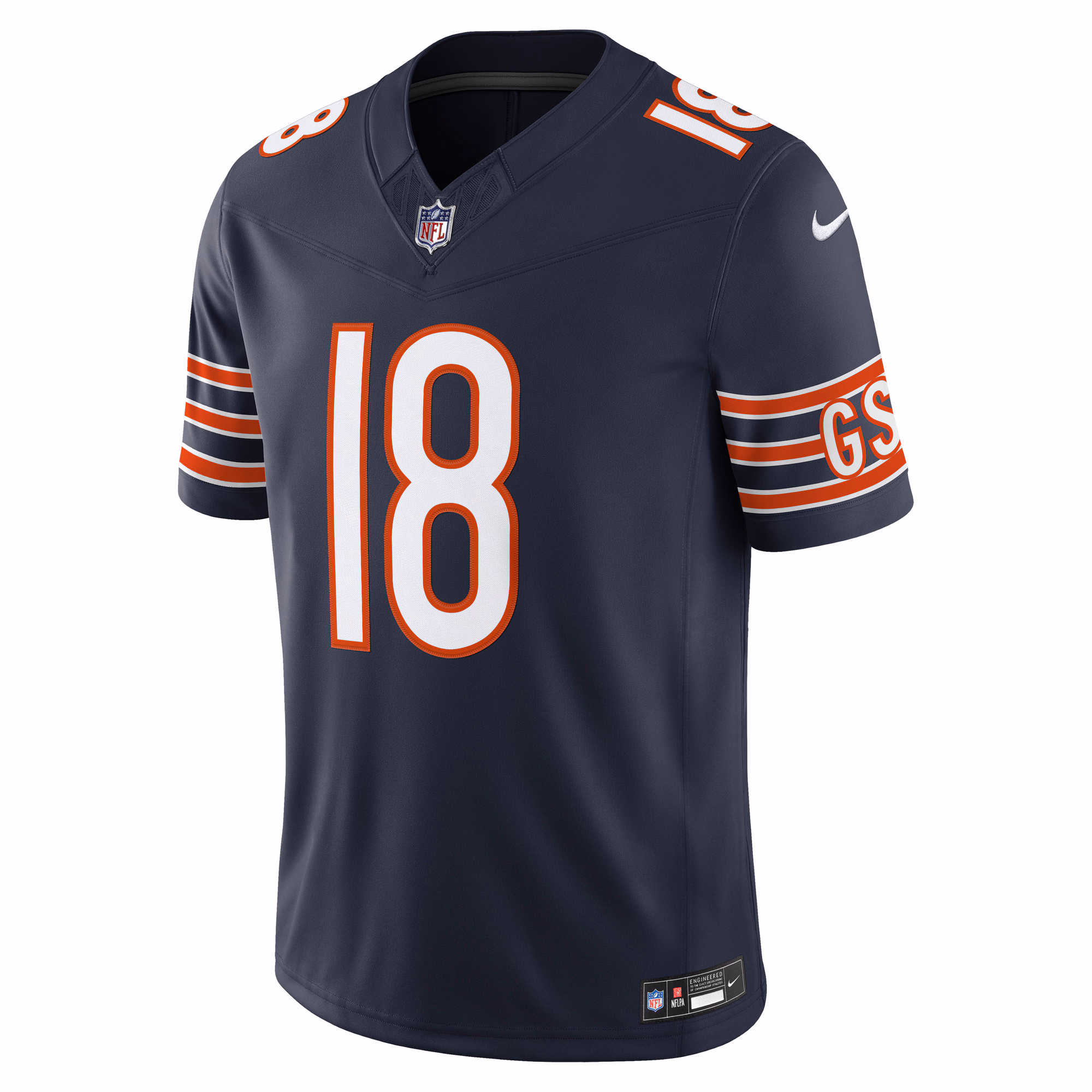 Caleb Williams Chicago Bears Nike Vapor F.U.S.E. Stitched Limited Jersey - Navy