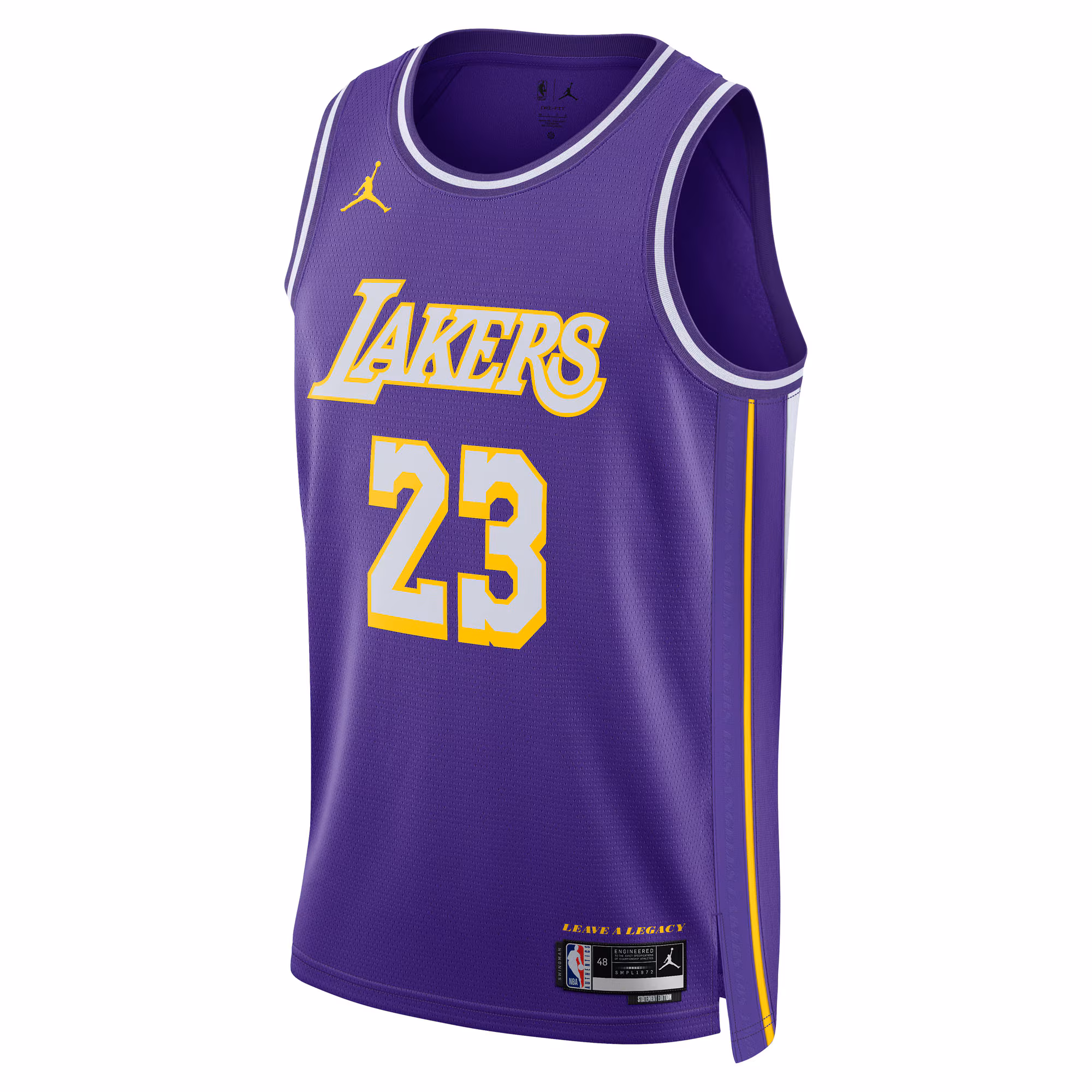 LeBron James Los Angeles Lakers Jordan Brand Unisex  Swingman Jersey - Statement Edition - Purple