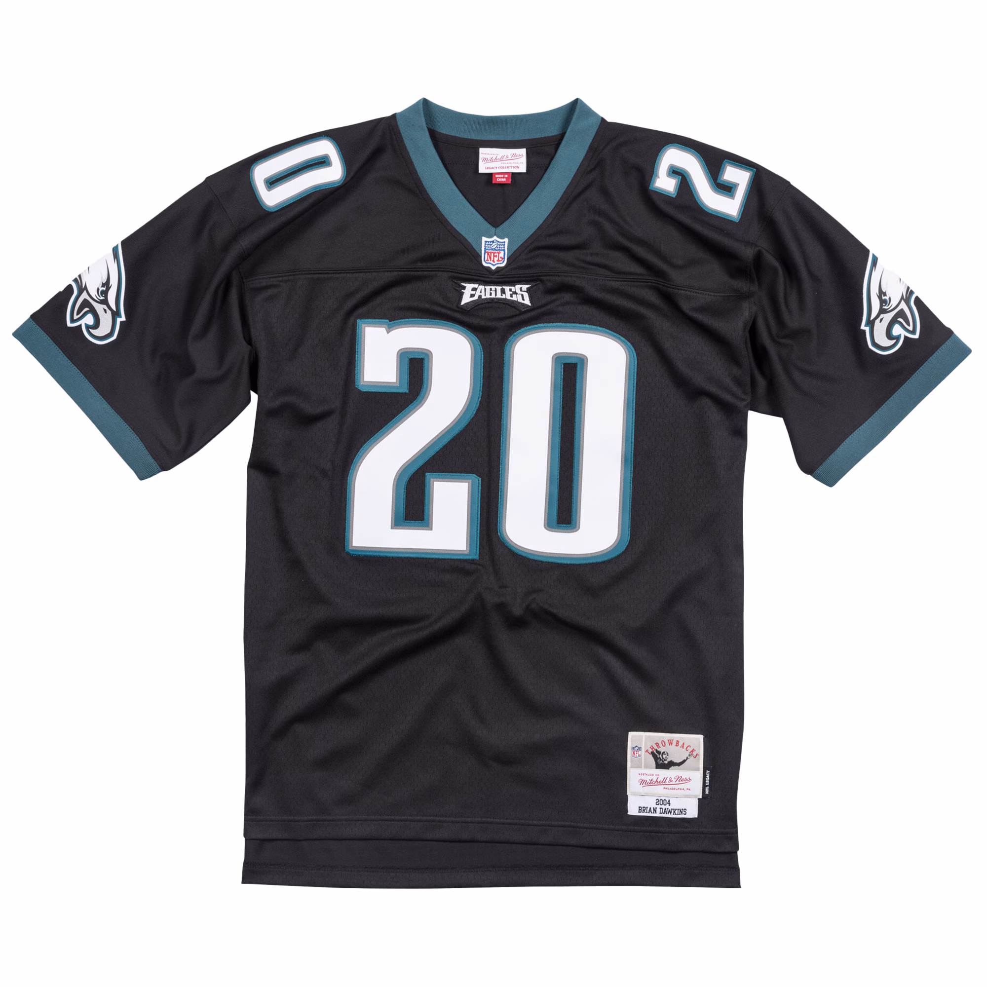 Brian Dawkins Philadelphia Eagles Mitchell & Ness Legacy Replica Jersey - Black