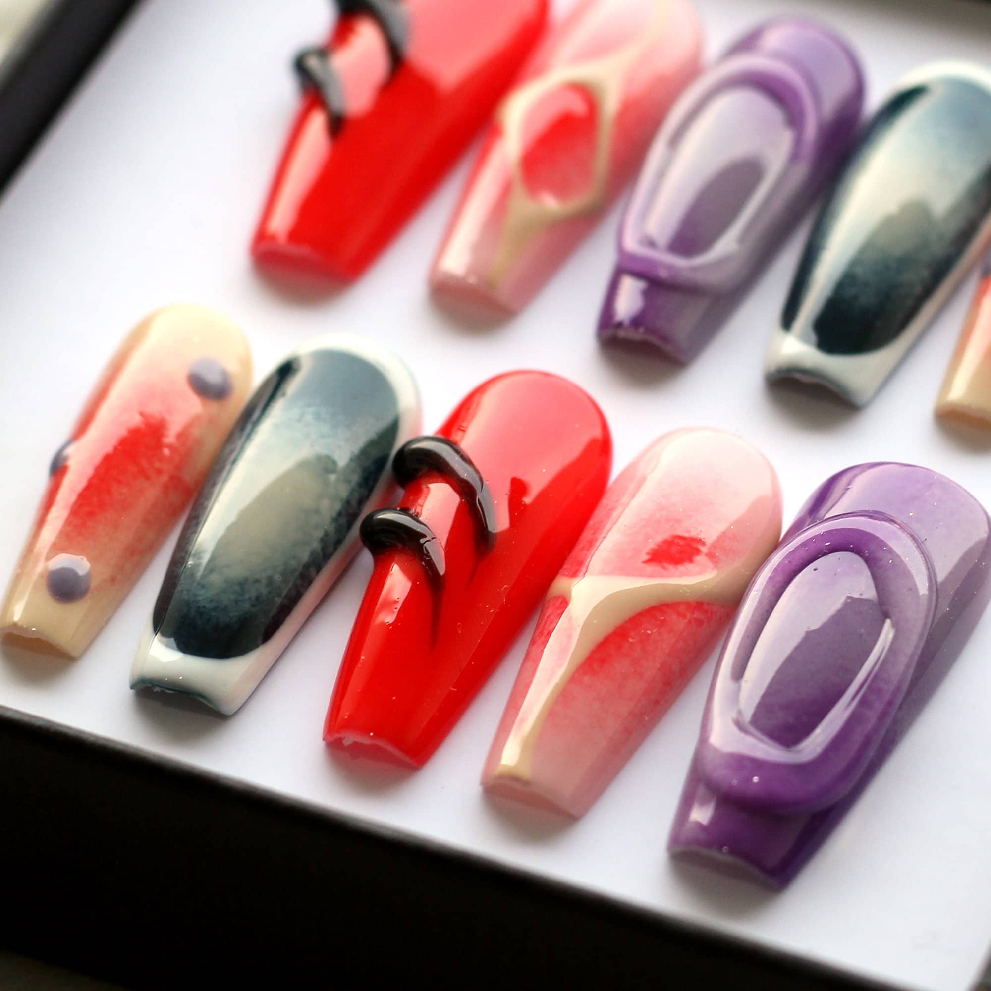 Crush Ombre Press On NailsCrush Ombre Press On Nails - SAYEGIRLS